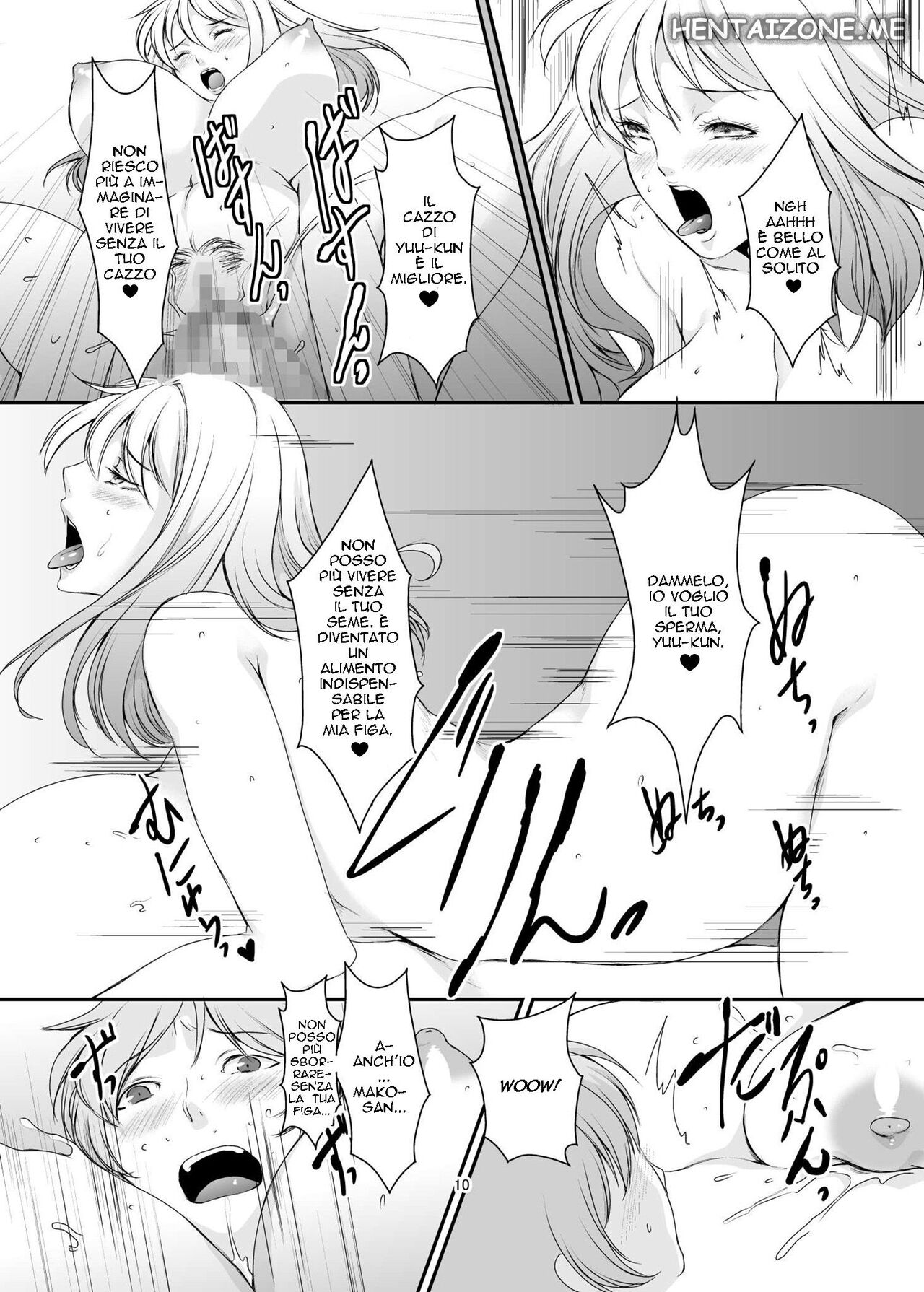 [Sprechchor (Eguchi Chibi)] Oku-sama wa Moto Yariman -Besluted- 8 | Le Milf in Vacanza 8 [Italian] [Digital] image number 11