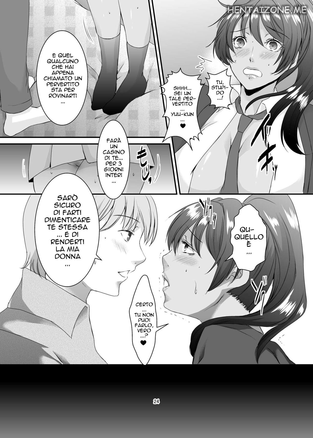 [Sprechchor (Eguchi Chibi)] Oku-sama wa Moto Yariman -Besluted- 8 | Le Milf in Vacanza 8 [Italian] [Digital] image number 25