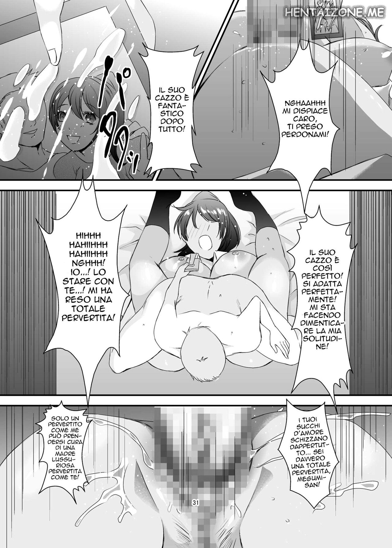 [Sprechchor (Eguchi Chibi)] Oku-sama wa Moto Yariman -Besluted- 8 | Le Milf in Vacanza 8 [Italian] [Digital] image number 32