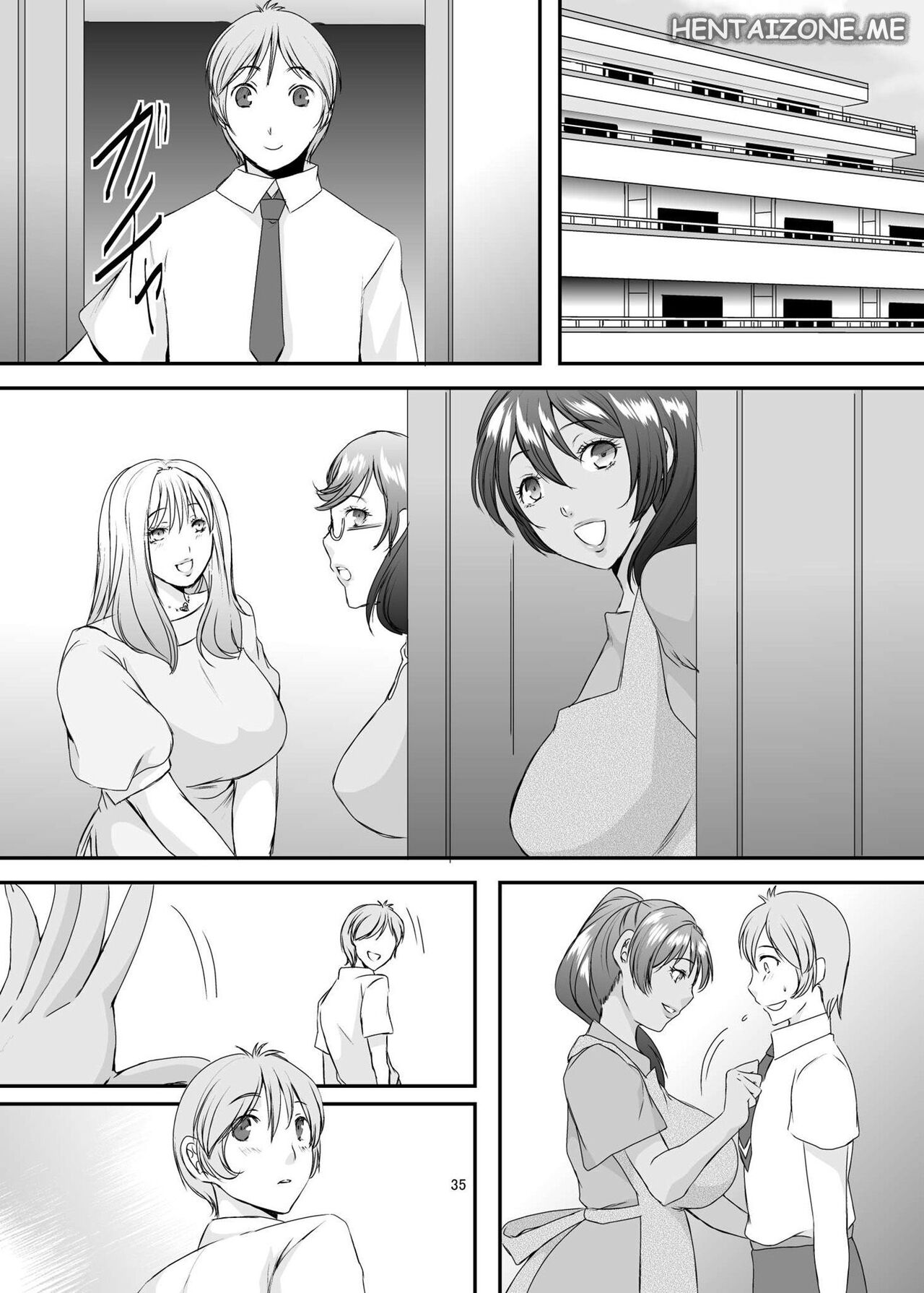 [Sprechchor (Eguchi Chibi)] Oku-sama wa Moto Yariman -Besluted- 8 | Le Milf in Vacanza 8 [Italian] [Digital] image number 36