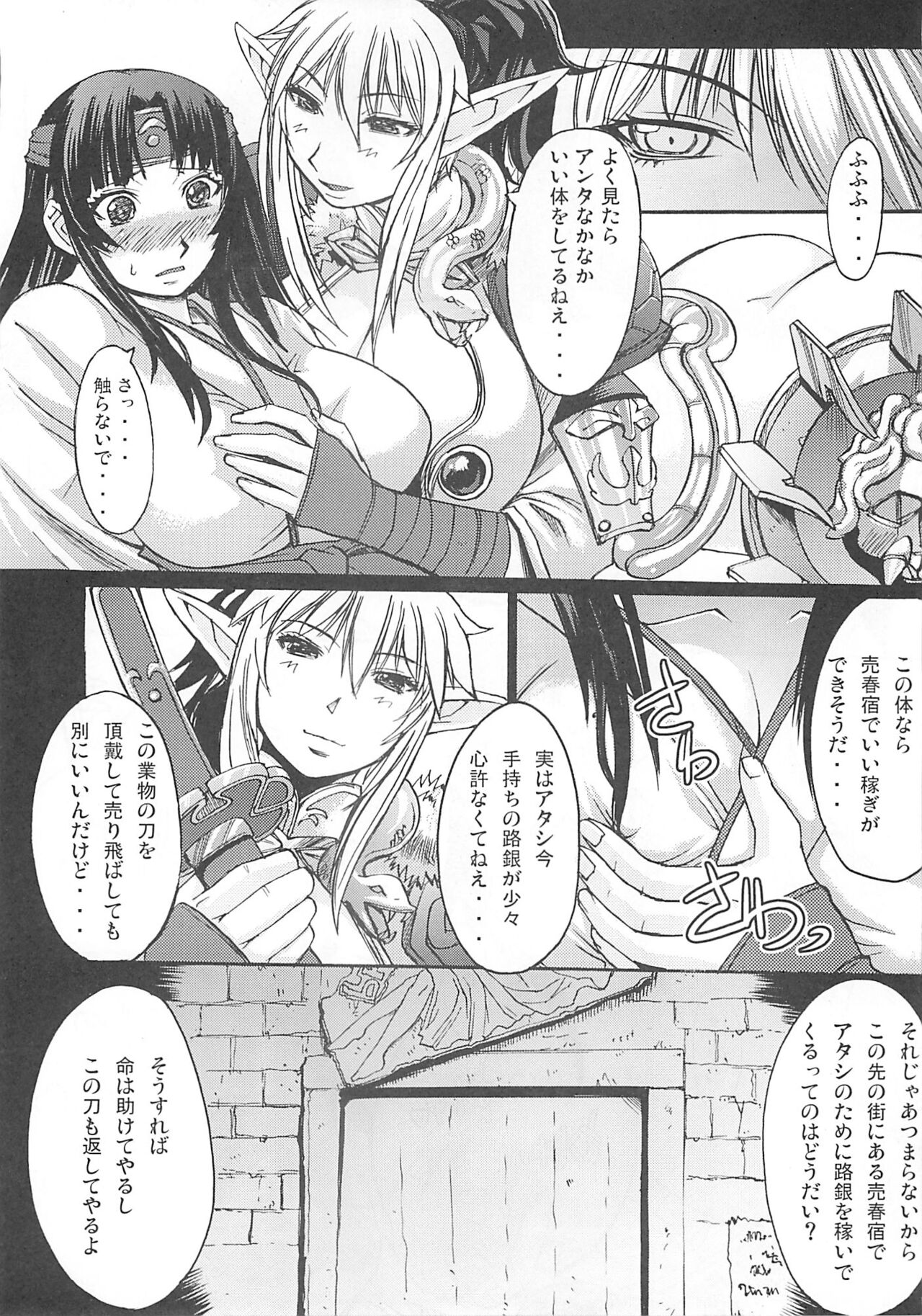 (C72) [Bakunyu Fullnerson (Kokuryuugan)] Gaishuu Isshoku (Queen's Blade) 이미지 번호 6
