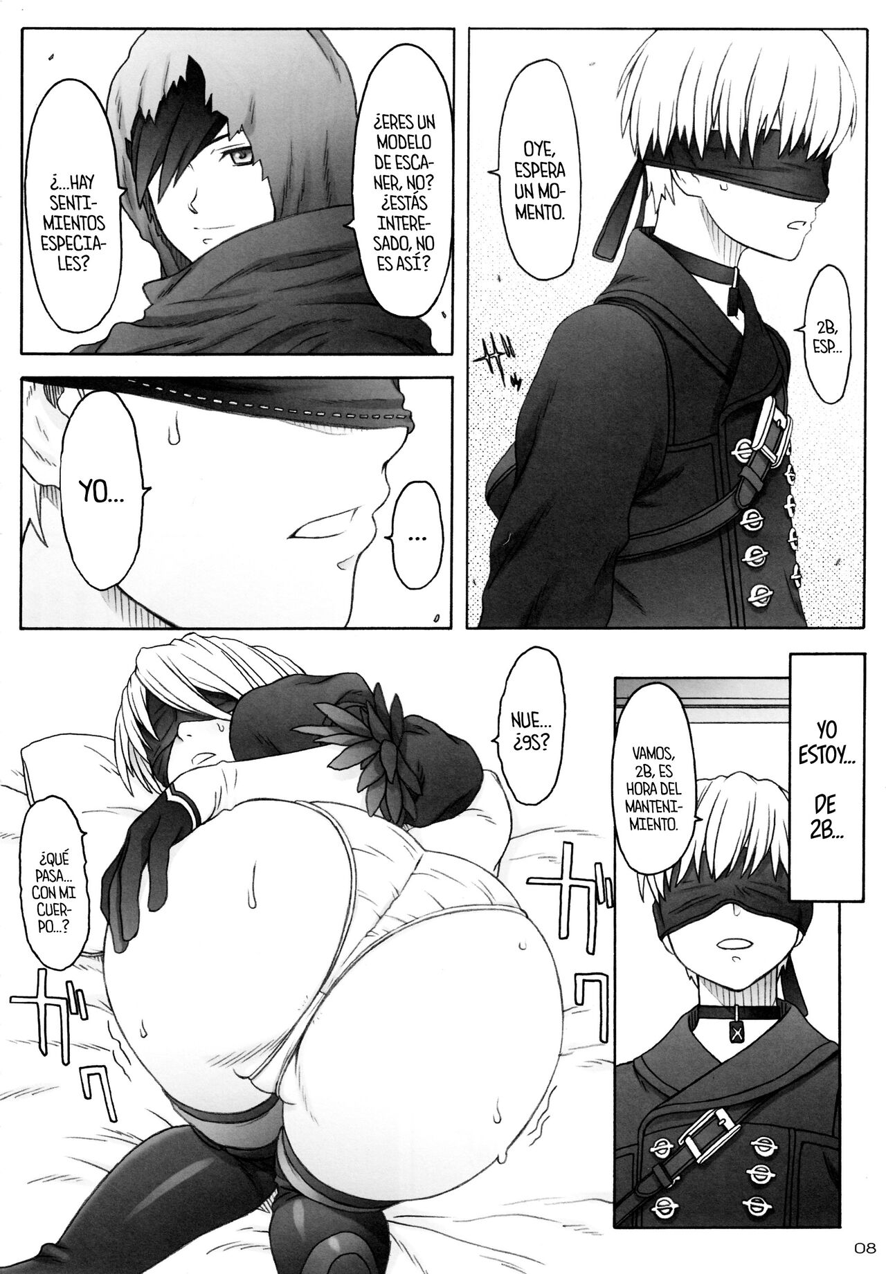 (C92) [The Knight of the Pants (Tsuji Takeshi)] AFFECTUS (NieR:Automata) [Spanish] [Mr. Nugget] 图片编号 6