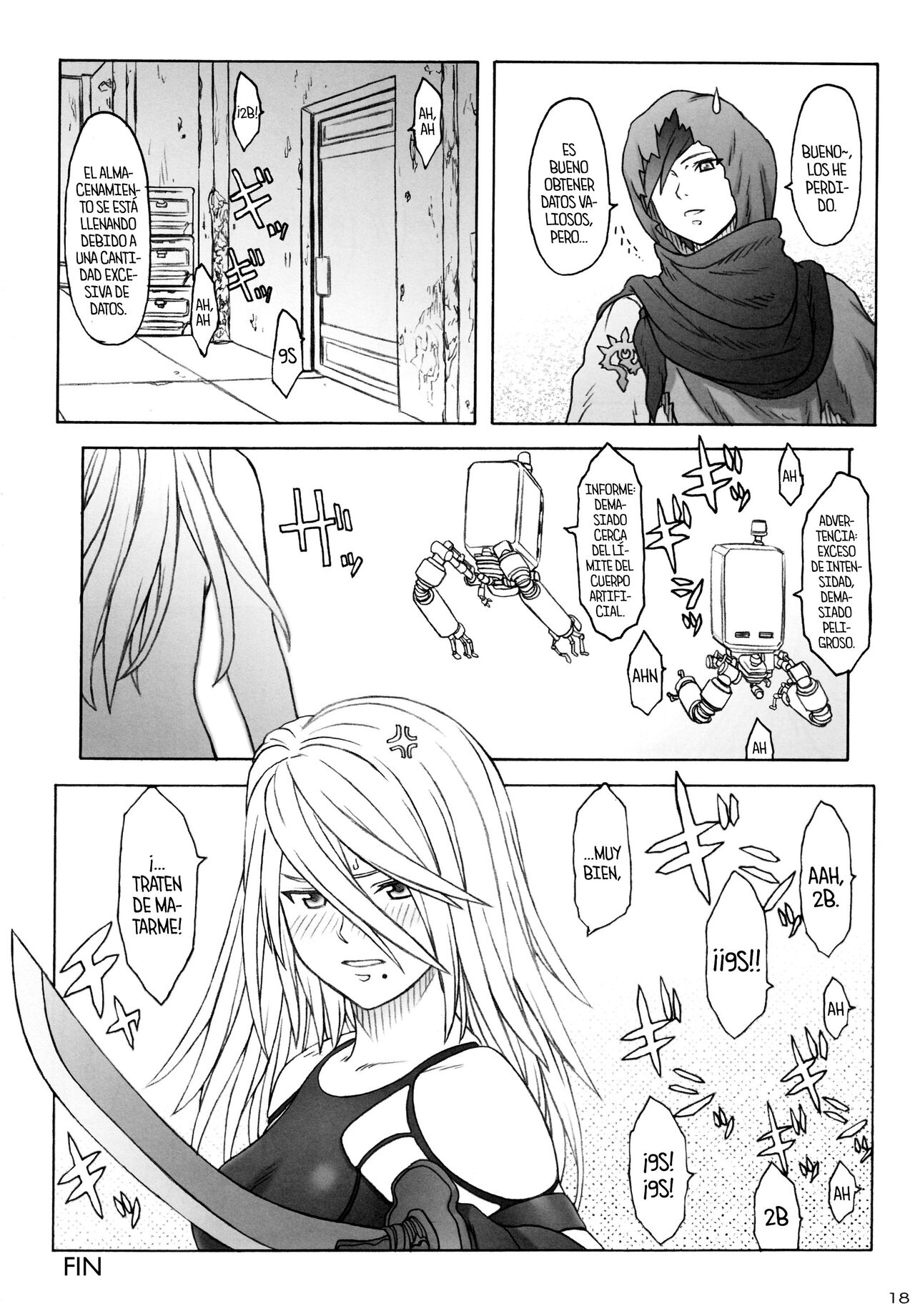 (C92) [The Knight of the Pants (Tsuji Takeshi)] AFFECTUS (NieR:Automata) [Spanish] [Mr. Nugget] 图片编号 16