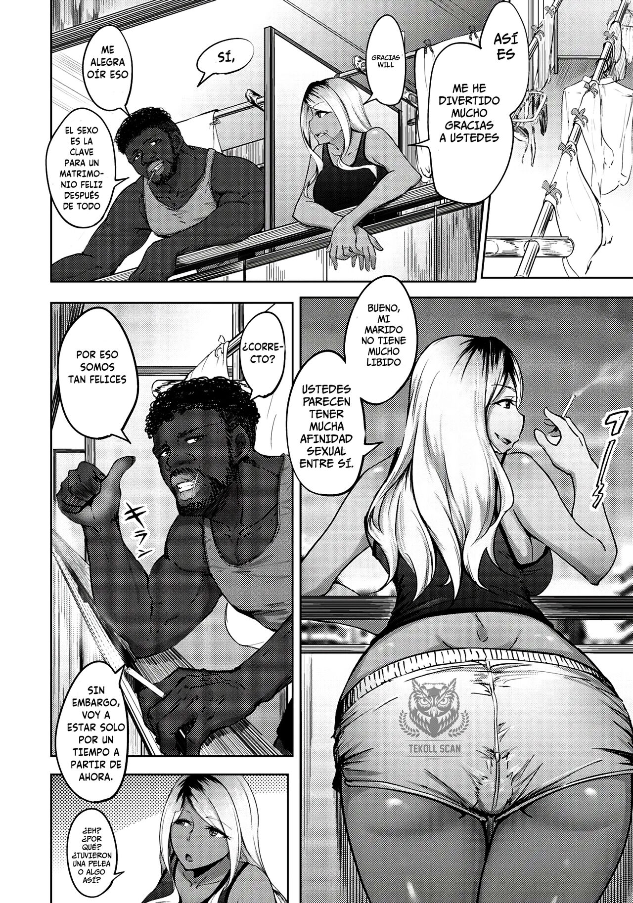 [Rasson] Kuro gal Tsuma no Uwaki no Hajimekata (ANGEL Club 2020-01) [Spanish] [TekolScan] [Digital] 画像番号 2