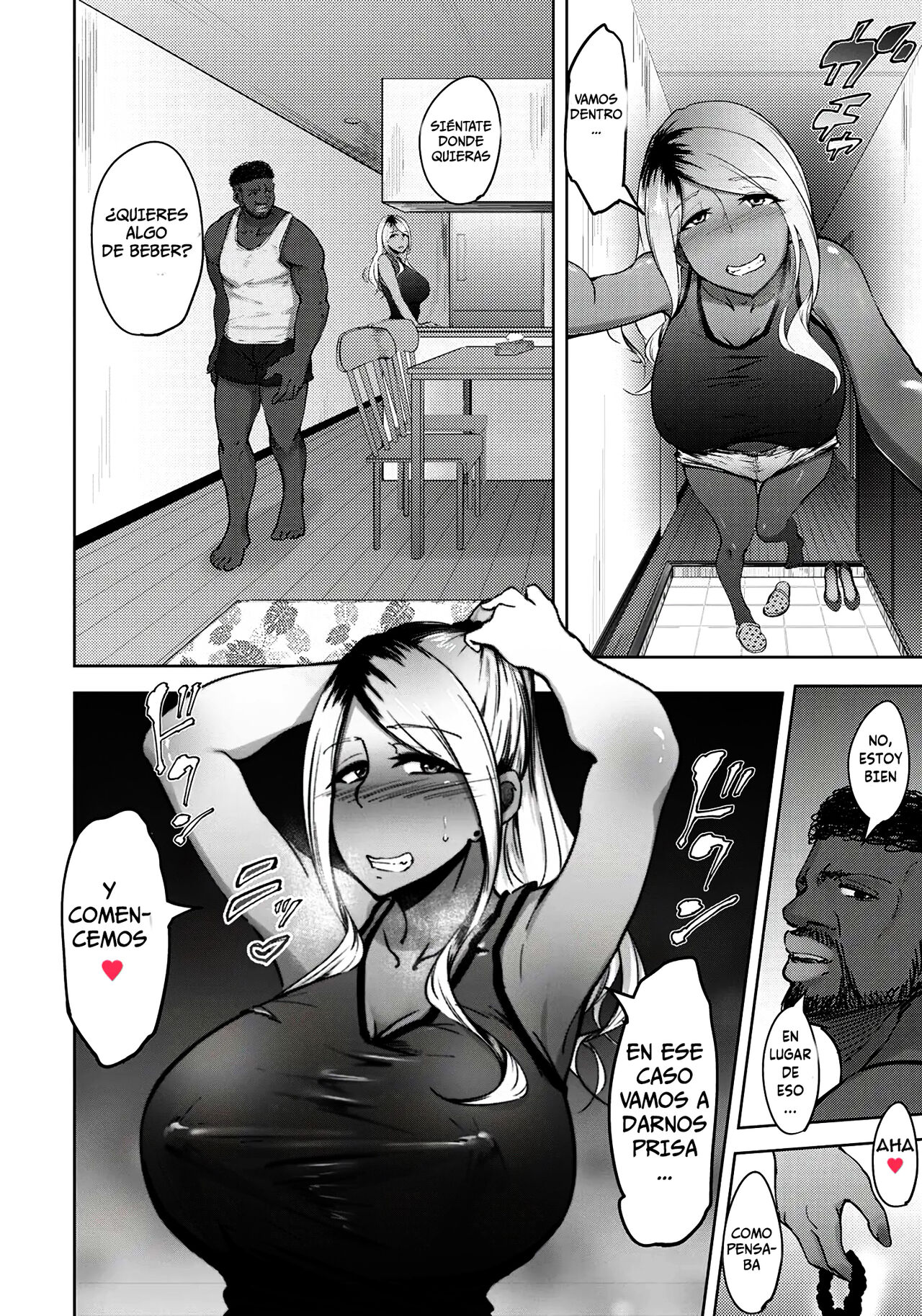 [Rasson] Kuro gal Tsuma no Uwaki no Hajimekata (ANGEL Club 2020-01) [Spanish] [TekolScan] [Digital] 画像番号 4