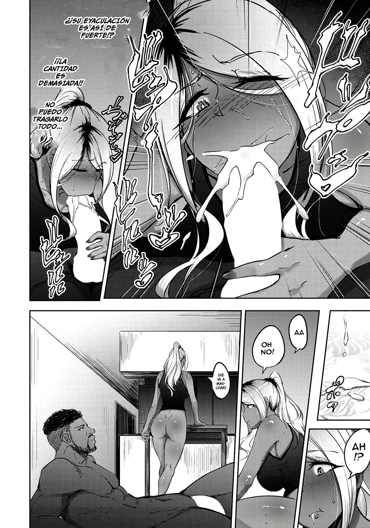 [Rasson] Kuro gal Tsuma no Uwaki no Hajimekata (ANGEL Club 2020-01) [Spanish] [TekolScan] [Digital] 画像番号 10