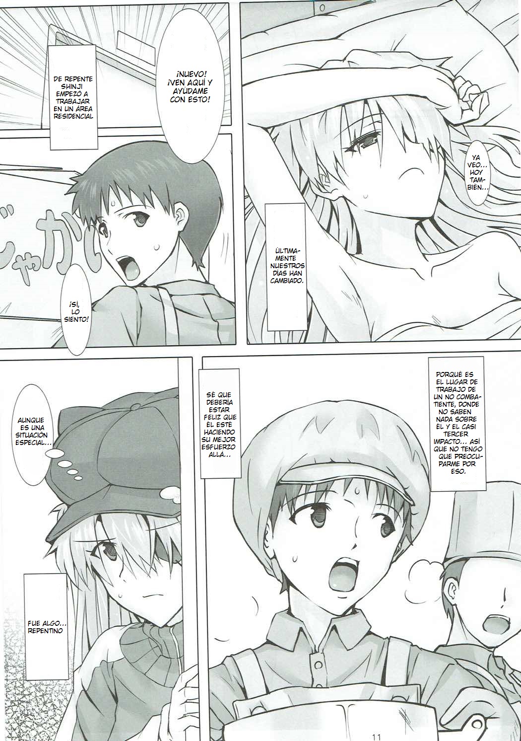 (C88) [Kedamonoya san (Makka na Kedamono)] Mou Ichido Happy Birthday o Kimi ni (Neon Genesis Evangelion) [Spanish] [MrLuminuss] image number 12