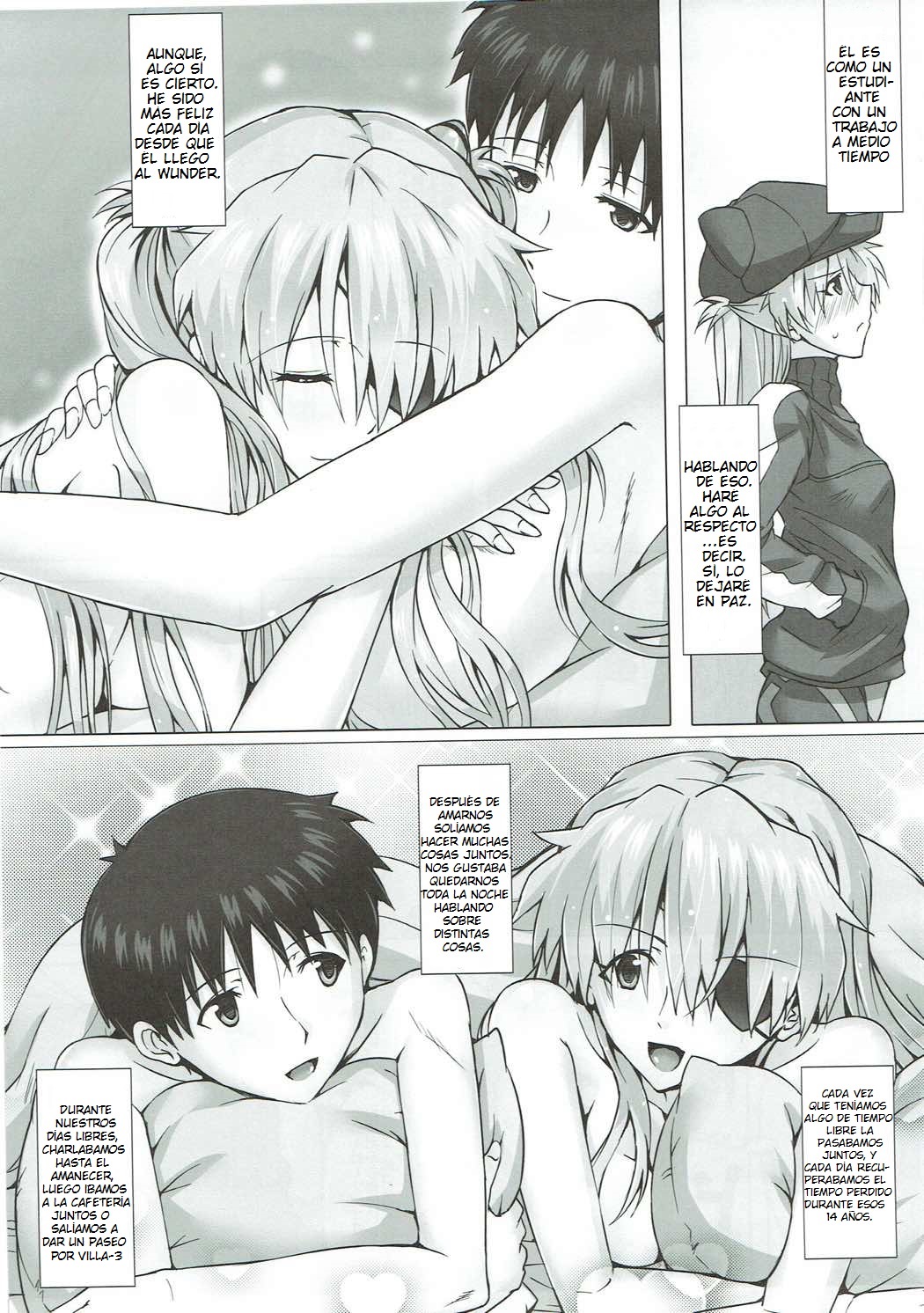 (C88) [Kedamonoya san (Makka na Kedamono)] Mou Ichido Happy Birthday o Kimi ni (Neon Genesis Evangelion) [Spanish] [MrLuminuss] image number 14