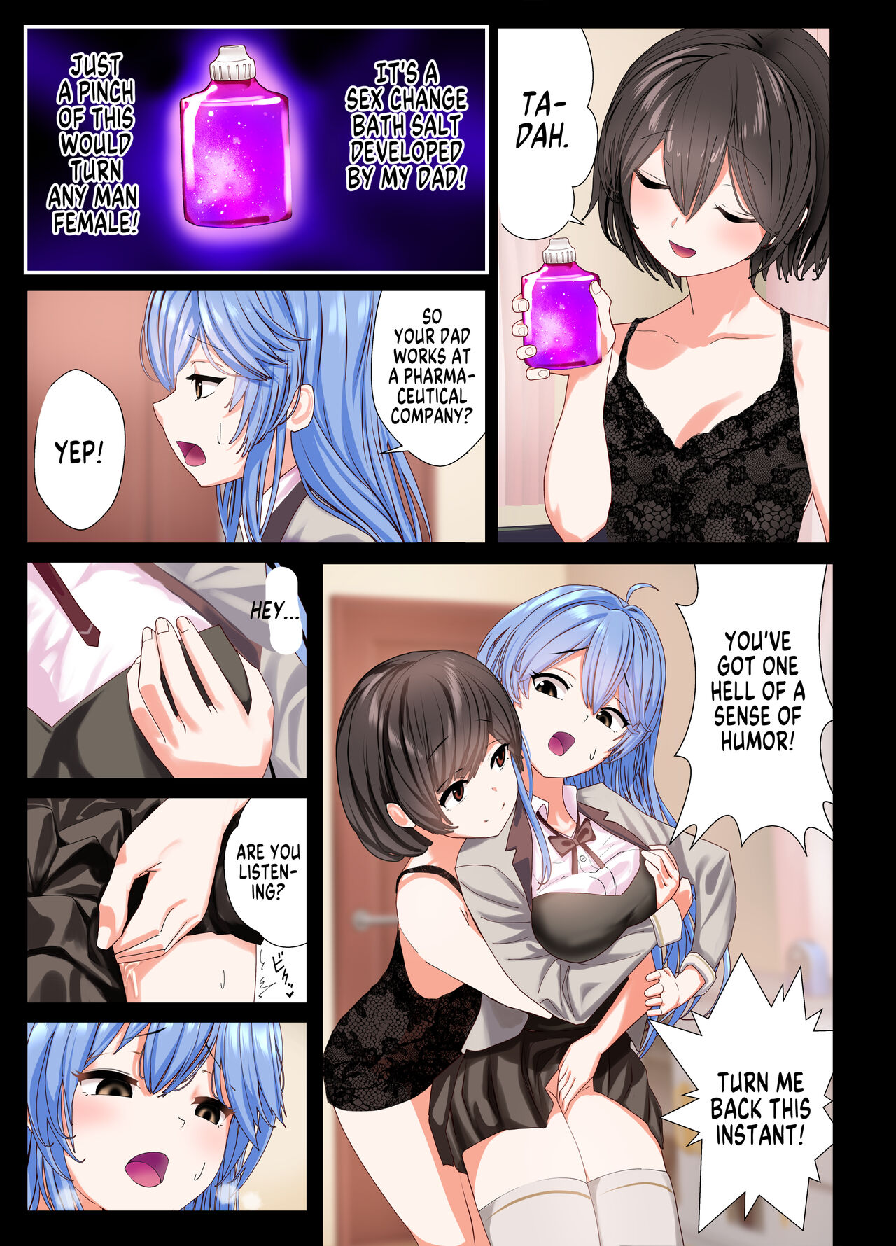 [Seika Kairaku Shoten] TS Nyuuyokuzai -Bishoujo ni Nareru Ofuro ni Tsukatte shimatta Boku no Monogatari- [English] [SachiKing] image number 14