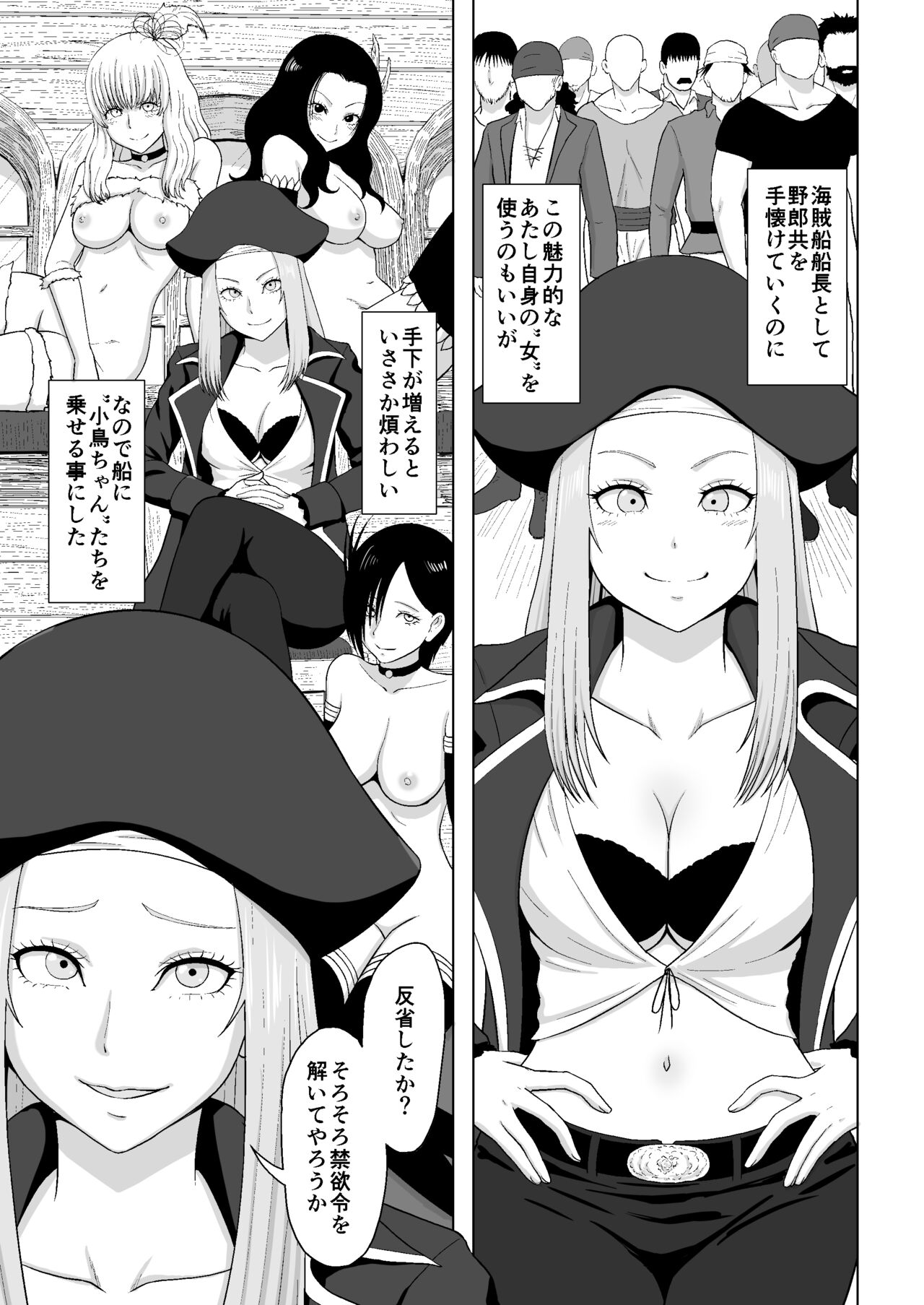 [あまざこの鏡] 小鳥ちゃんを失ったエミー船長と野郎共 numero di immagine  2