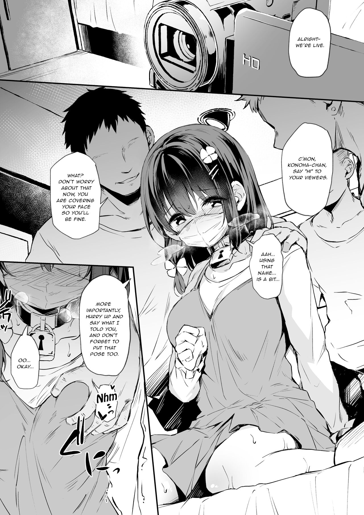 [Hiiro no Kenkyuushitsu (Hitoi)] Mask Haishin Konoha-chan | Konoha-chan's masked live stream [English] [Lewd Rider Ero] 图片编号 1