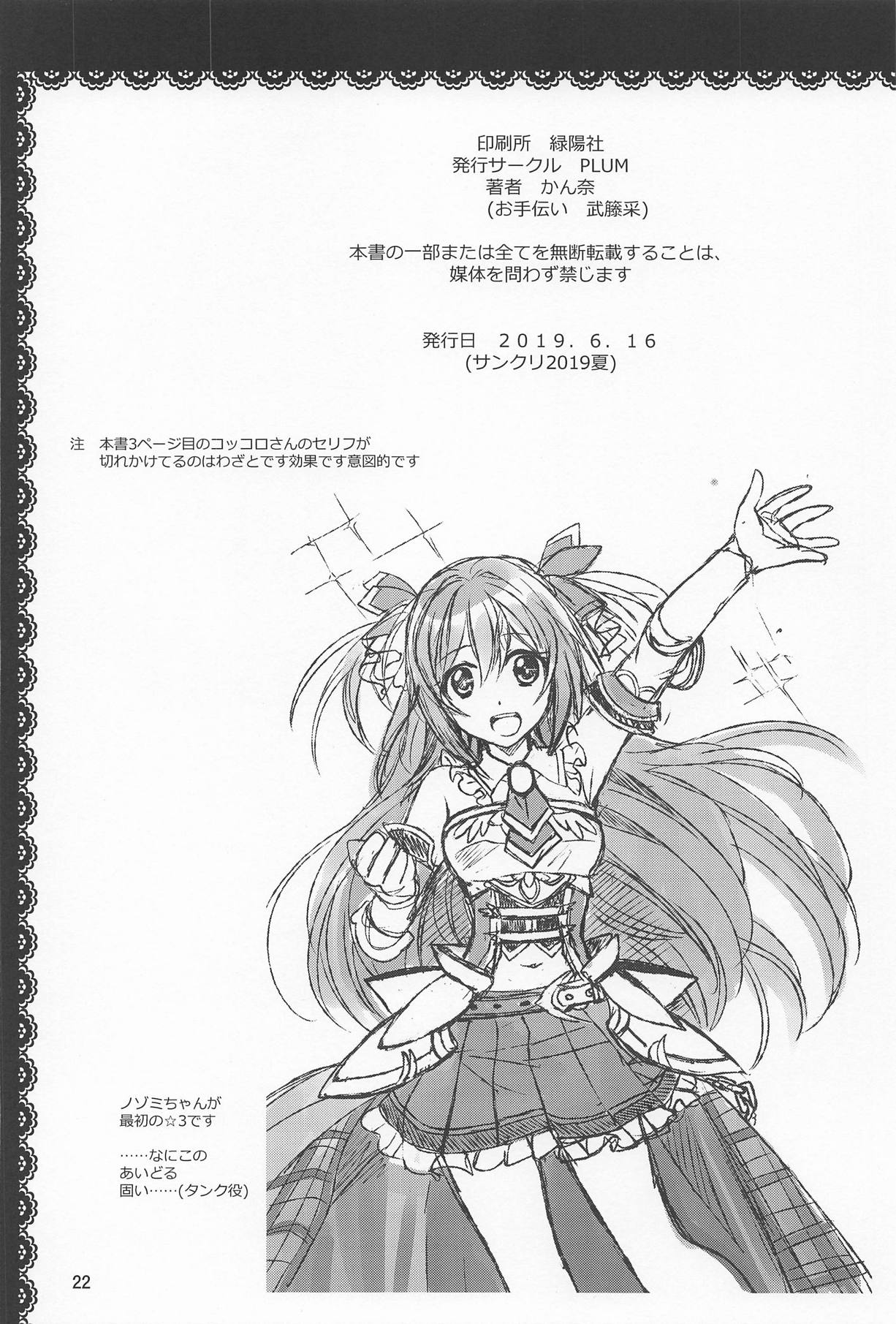 (SC2019 Summer) [PLUM (Kanna)] Aruji-sama ni Naisho no Memory Piece (Princess Connect! Re:Dive) image number 21