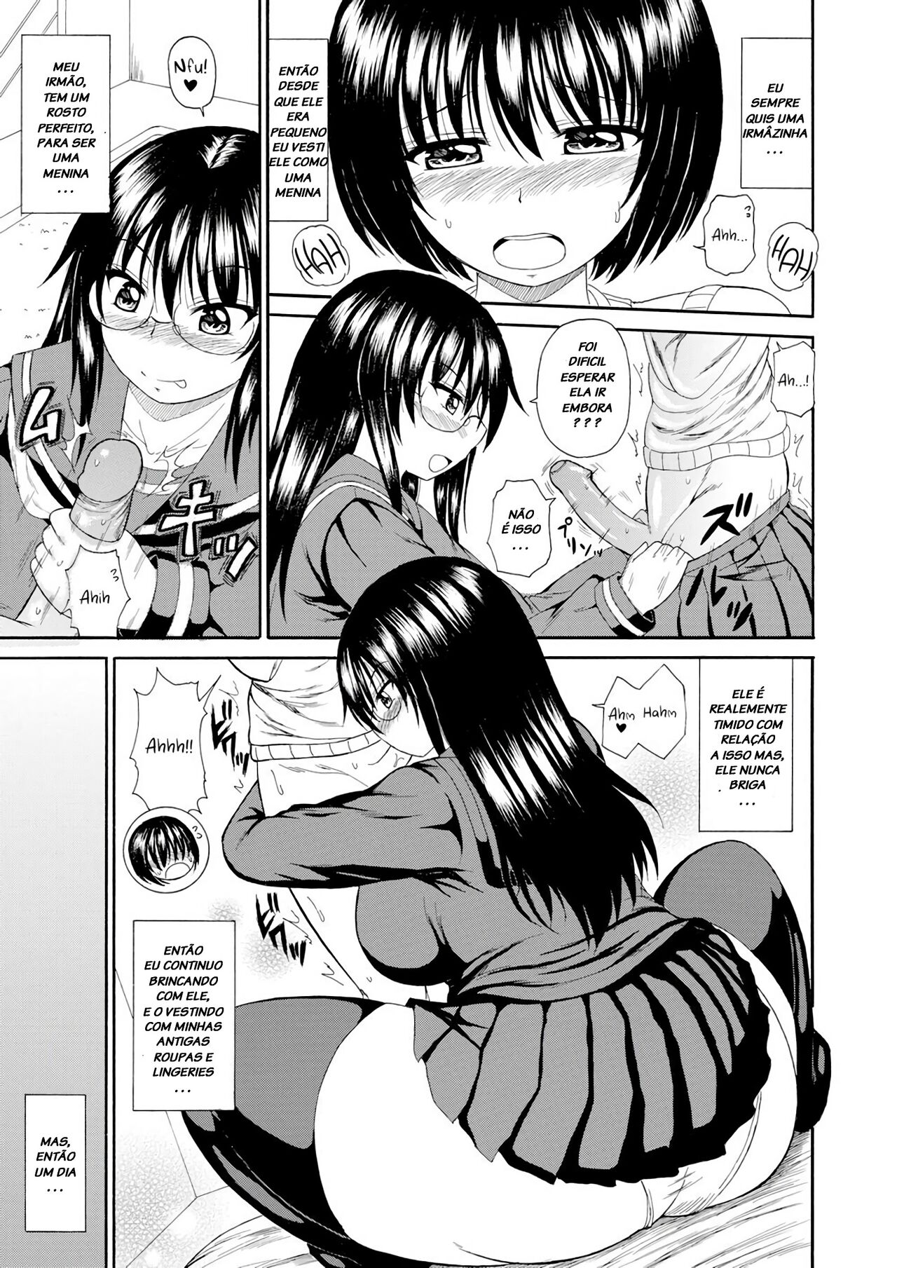 Onee-chan no Kyojirini Umoretai [Portuguese-BR] [LIANEF] 画像番号 5