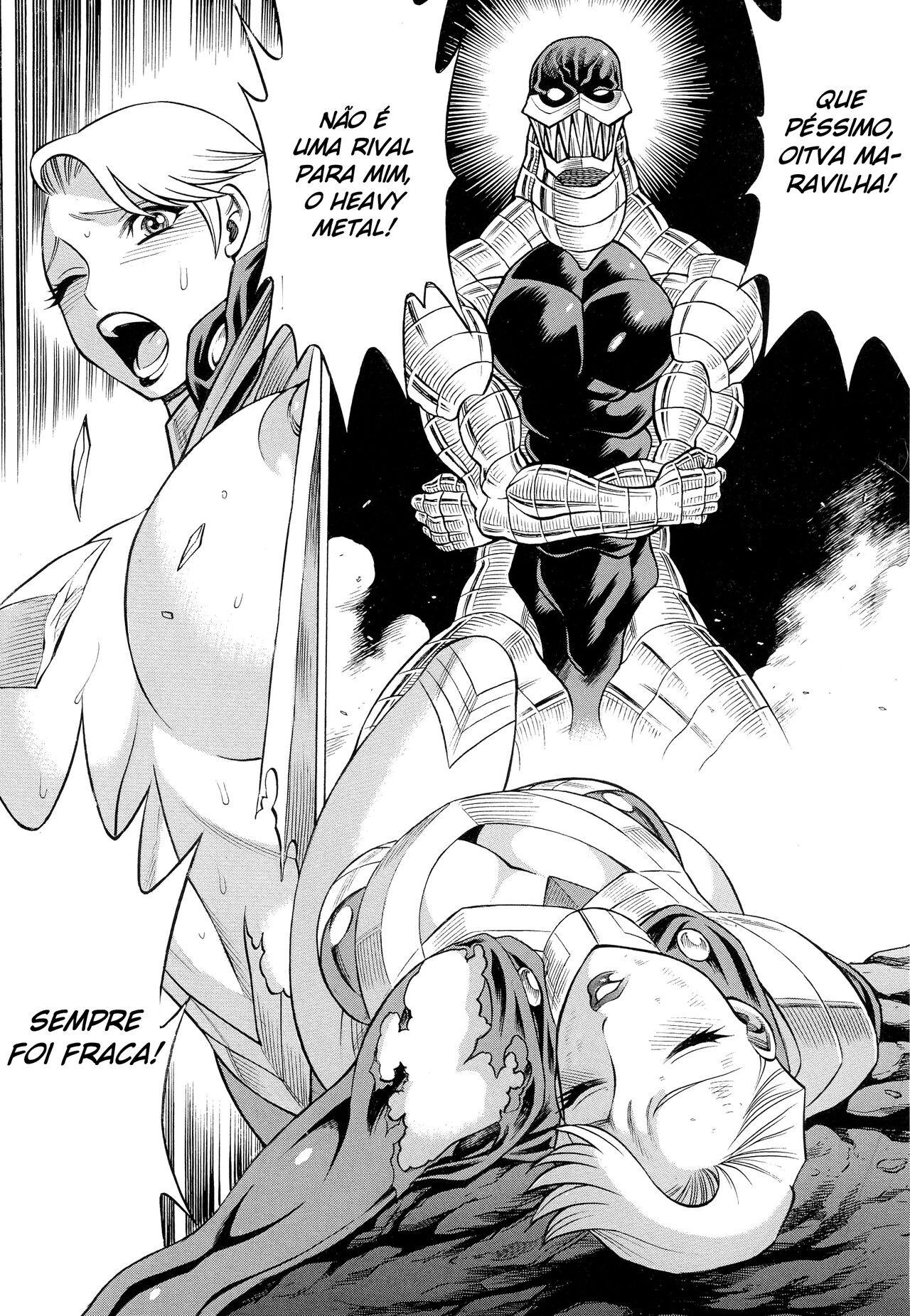 (C87) [Tamakiya (Various)] MILF of STEEL (Uchi no Musume ni Te o Dasuna!) [Portuguese-BR] Bildnummer 3