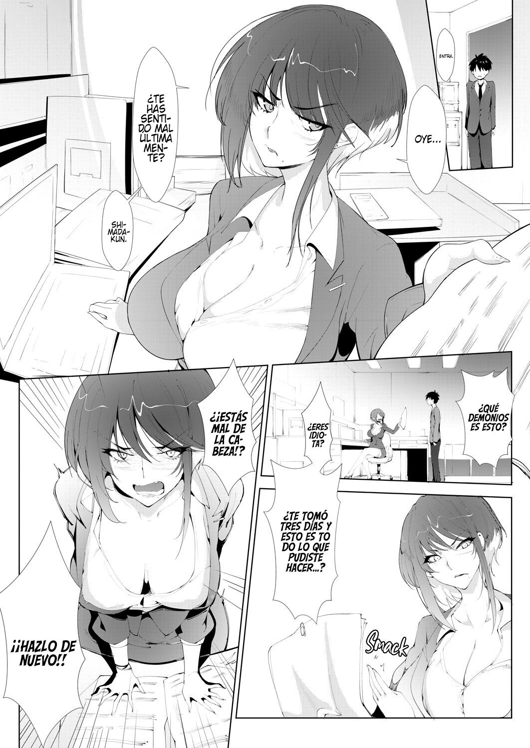 [Moejin] Akujojoshi | My Evil Boss (COMIC AUN 2022-08) [Spanish] image number 2