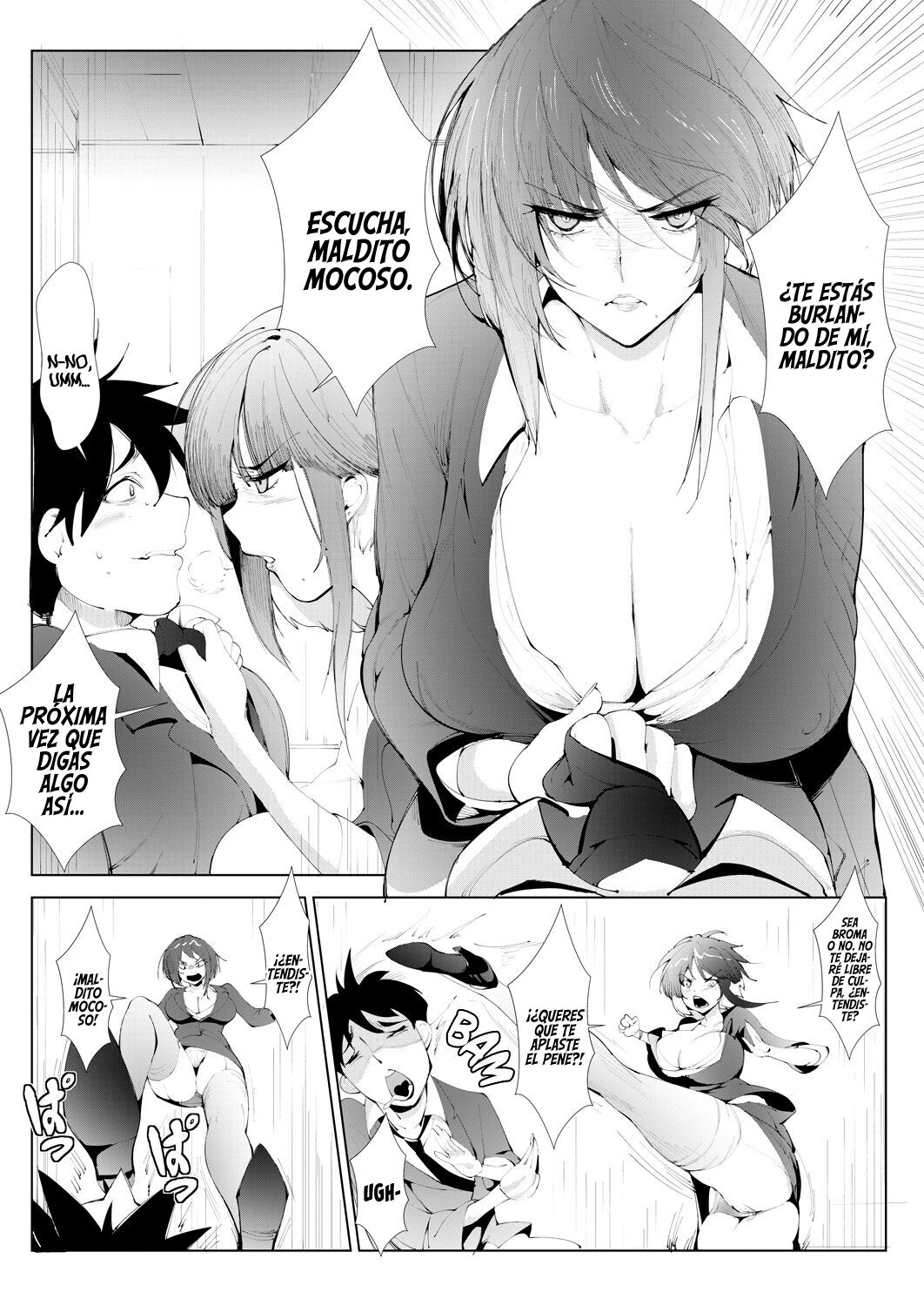 [Moejin] Akujojoshi | My Evil Boss (COMIC AUN 2022-08) [Spanish] image number 4