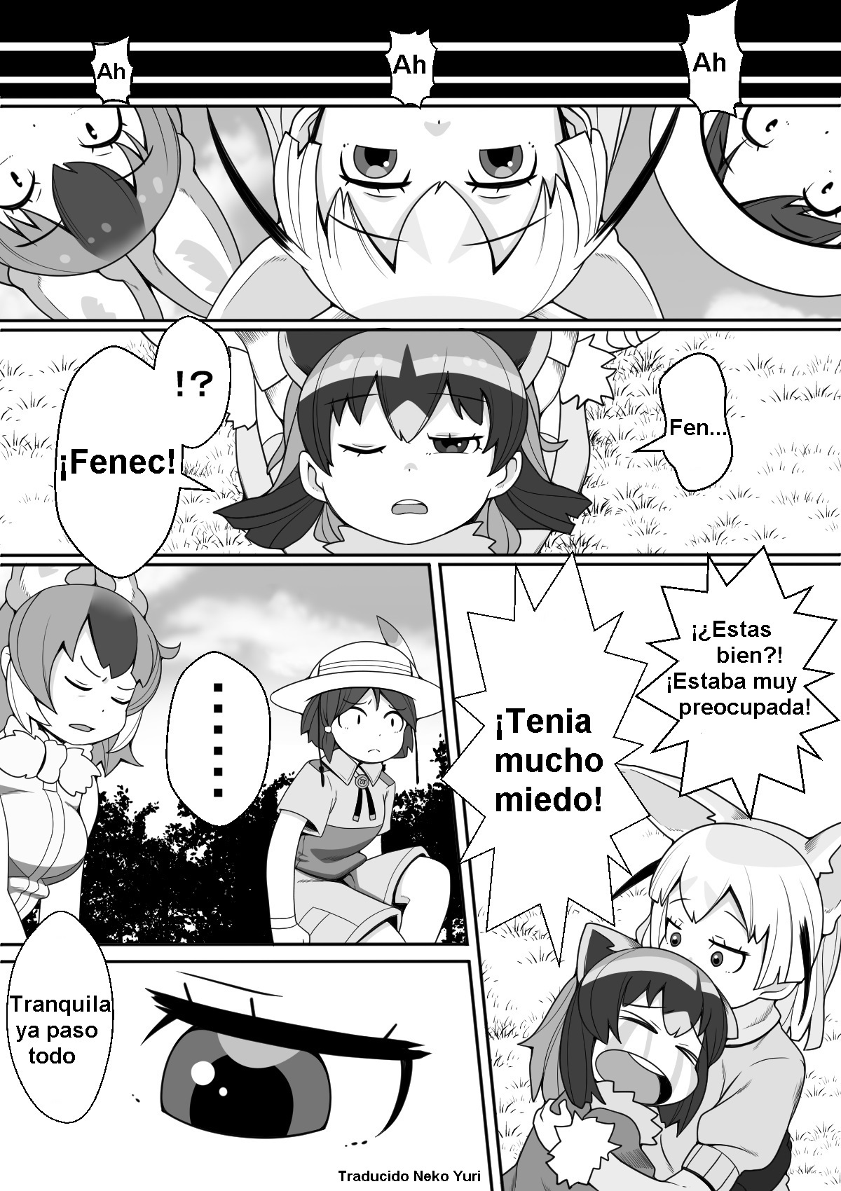 [Tomato Kikaku] Fennec ga Shokushu ni Yarareru no da!! (Kemono Friends) [Spanish] [Neko Yuri] 图片编号 20
