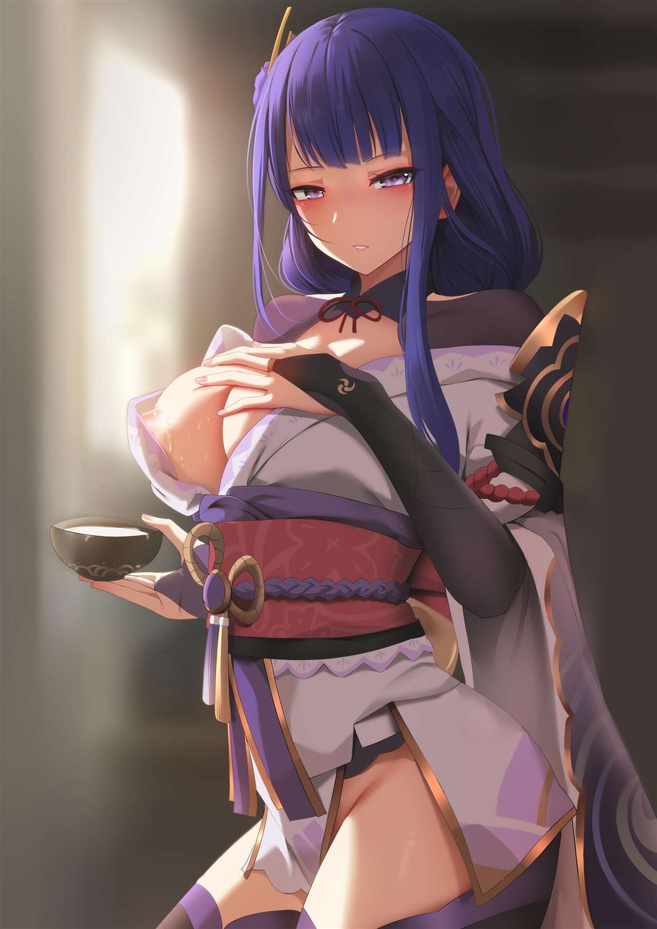 [Ginhaha] Raiden Shougun to Goshujin-sama | Raiden Shogun and her Master (Genshin Impact) [Portuguese-BR] 图片编号 1