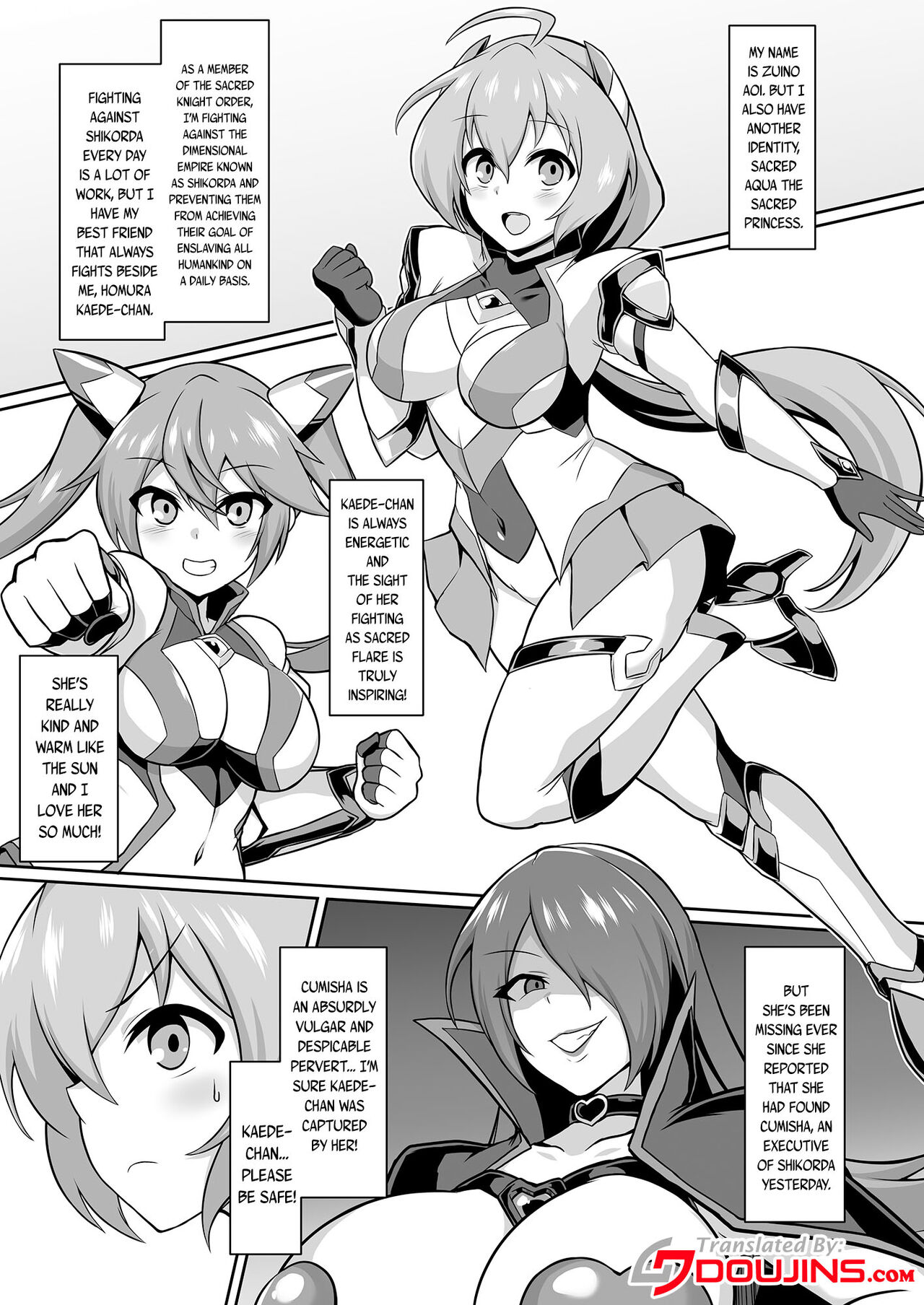 [Ikameshi Shokudou (Ikameshi)] Seisou Kouki Sacred Aqua -Injoku Yuugi no Rensa- | Holy Princess Sacred Aqua -A Chain of Perverted Games- [English] {Doujins.com} [Digital] 图片编号 2