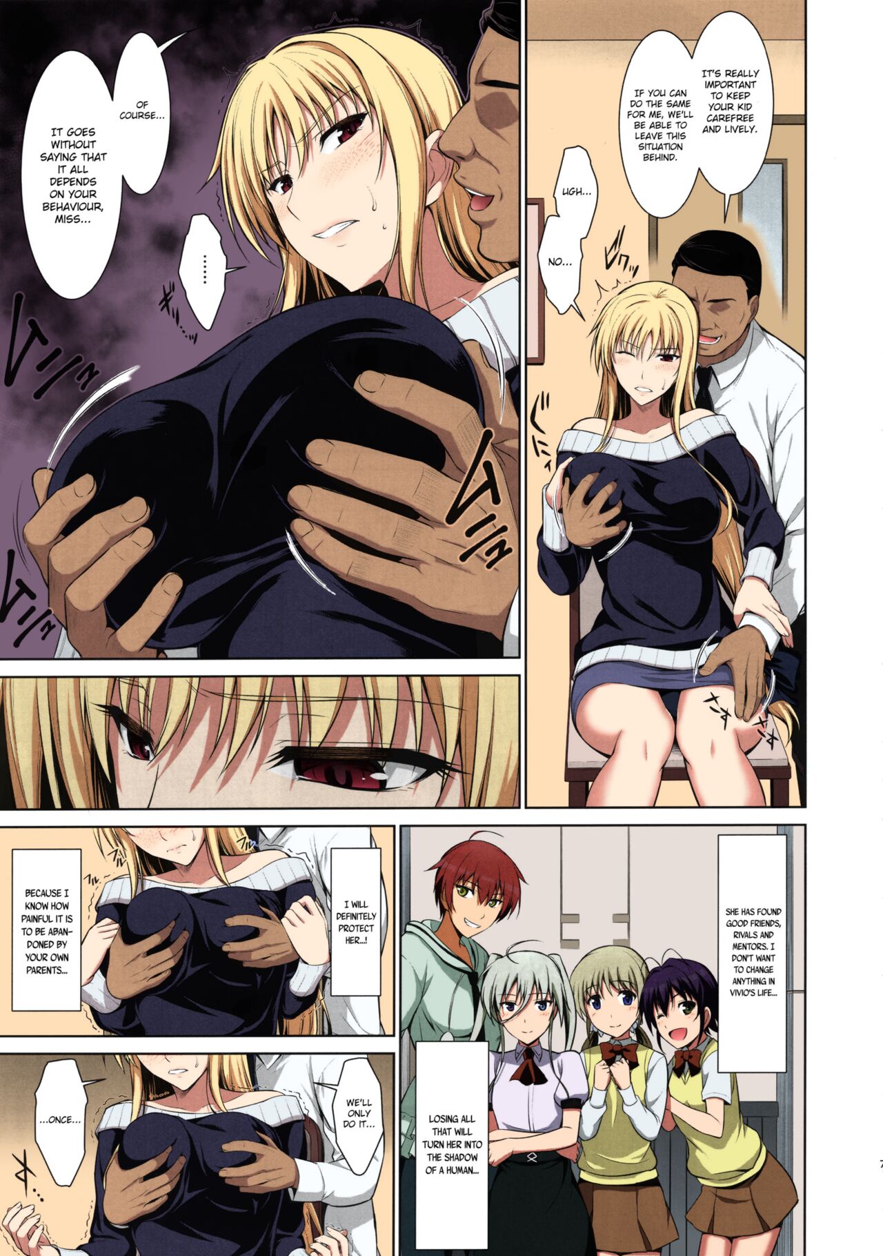 (C88) [Type-G (Ishigaki Takashi)] Mesu Kagura -Fate Hen 1- (Mahou Shoujo Lyrical Nanoha) [English] [MintVoid] [Decensored] [Nakitah] [Colorized] image number 3