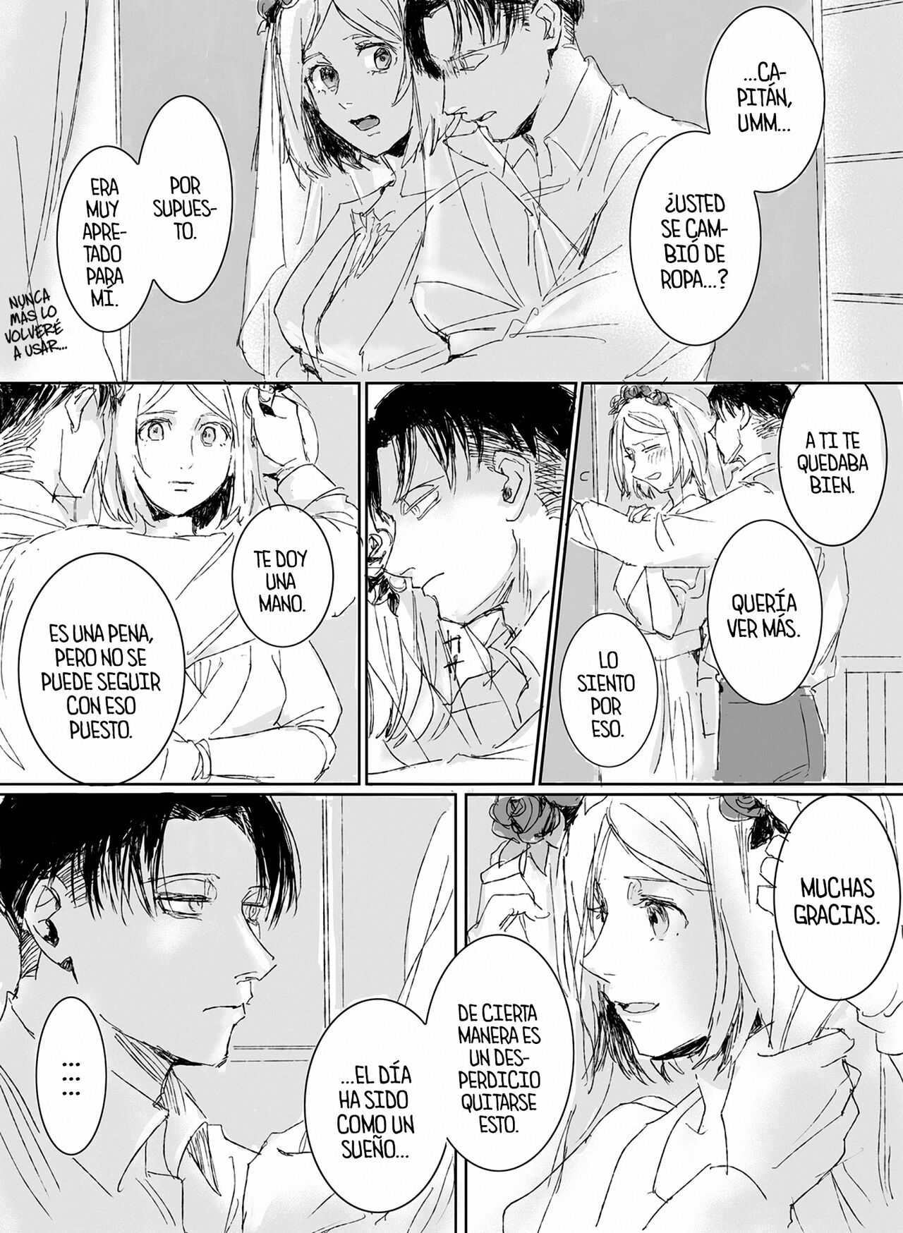 [(sawararawa)] La Noche Nupcial - (Shingeki no Kyojin) [Spanish] [Mr. Nugget] image number 4