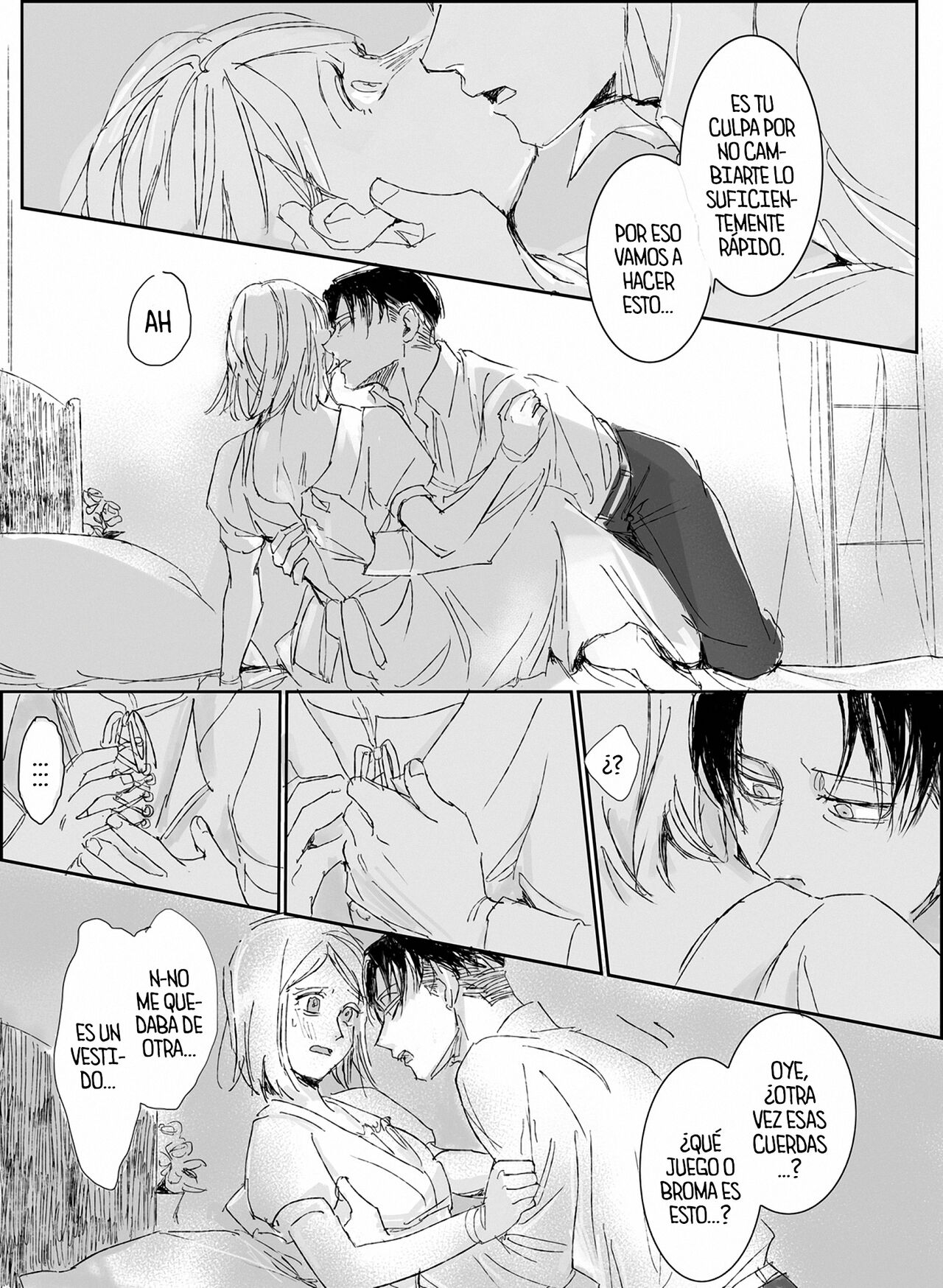 [(sawararawa)] La Noche Nupcial - (Shingeki no Kyojin) [Spanish] [Mr. Nugget] image number 12