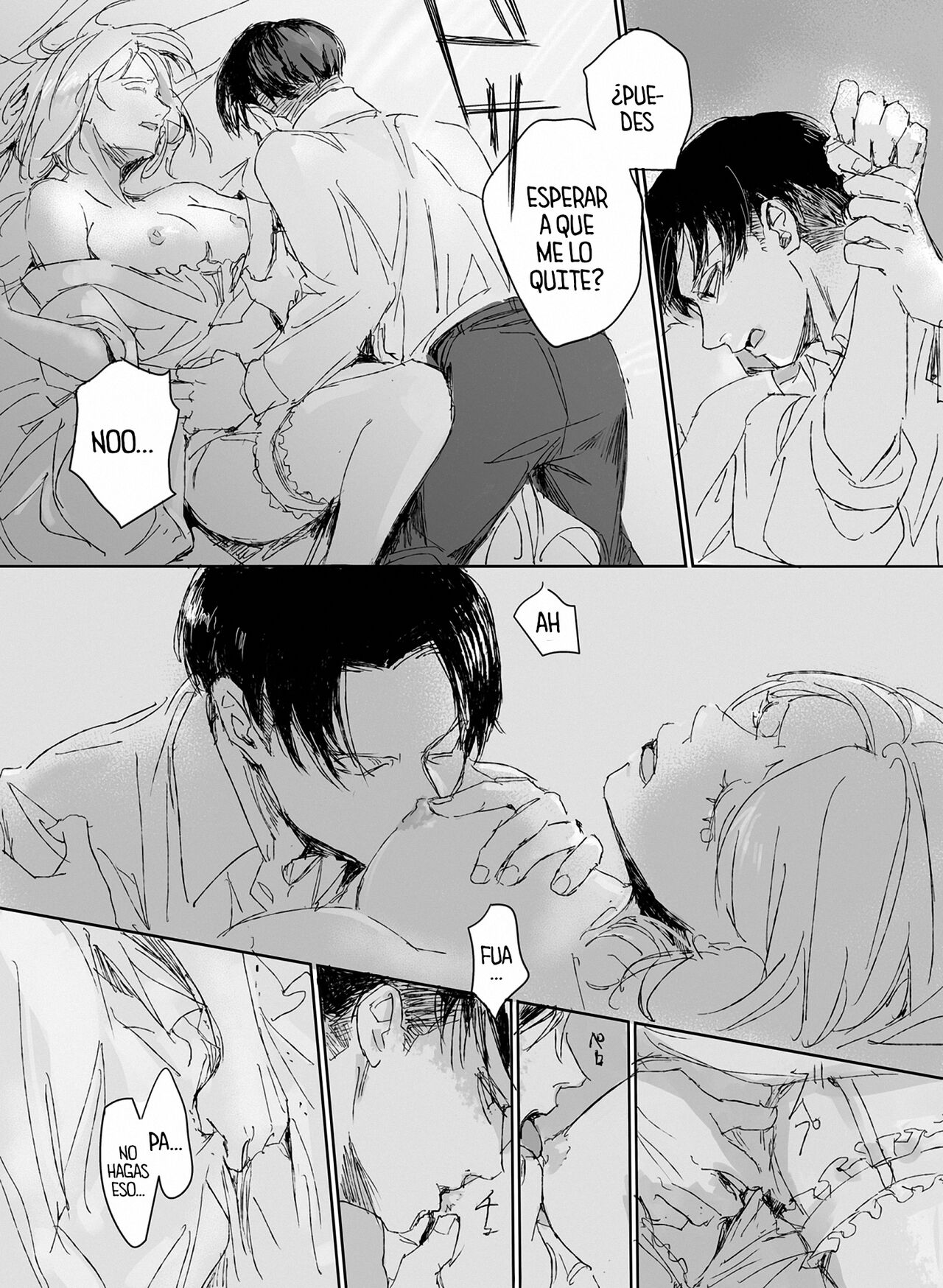 [(sawararawa)] La Noche Nupcial - (Shingeki no Kyojin) [Spanish] [Mr. Nugget] image number 15