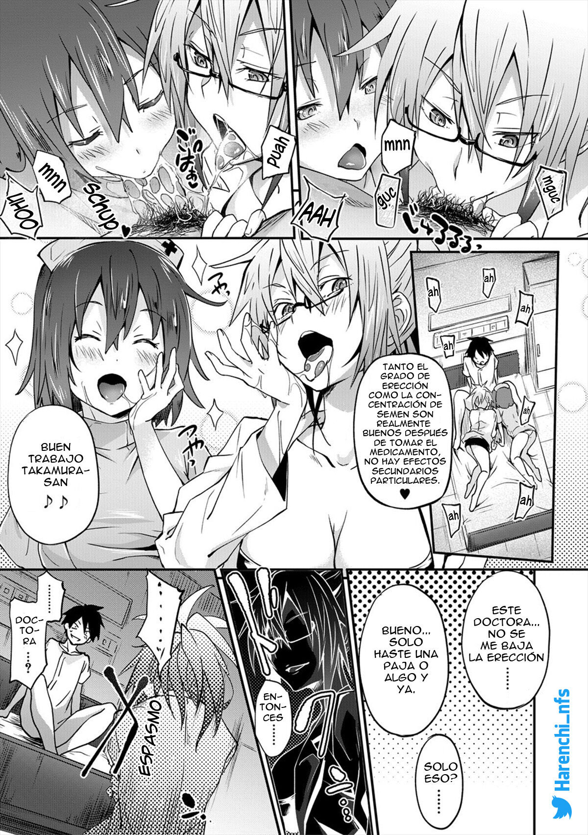 [Mizoguchi Gelatin] Milking Clinic Ch.1 [Spanish][Harenchi no Fansub][Digital][Decensored] image number 21