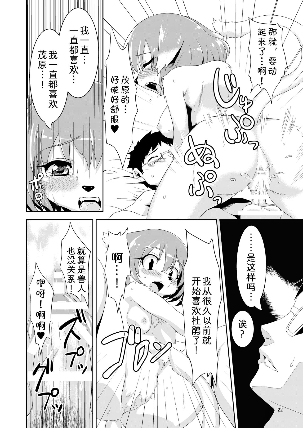 (C81) [GREONE (Nme)] Kemono Datte Koi Shitai [Chinese] [zc2333] imagen número 22