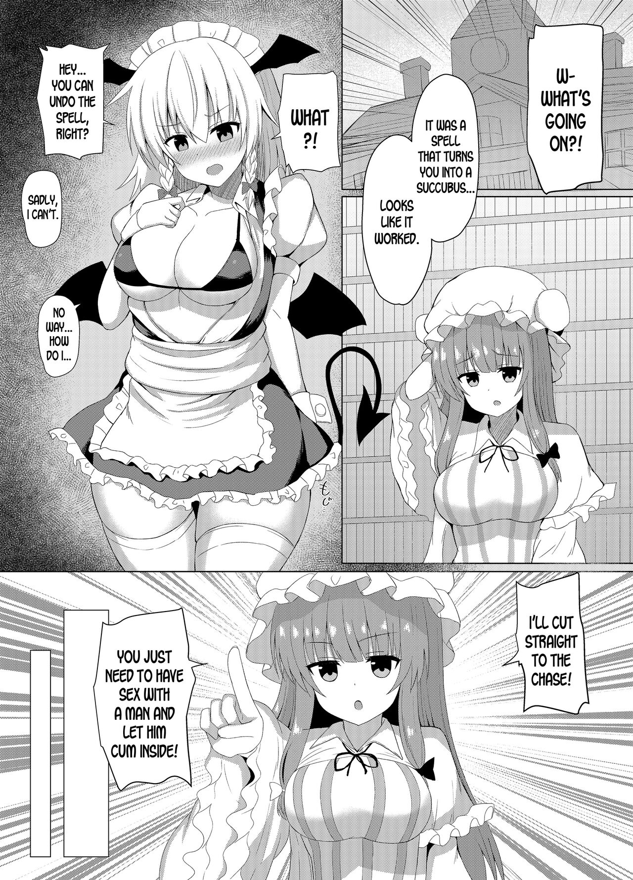 [tomikadou (tksand)] Patchouli no Jikken de Succubus ni Natta Sakuya-san (Touhou Project) [English] [desudesu] [Digital] изображение № 6