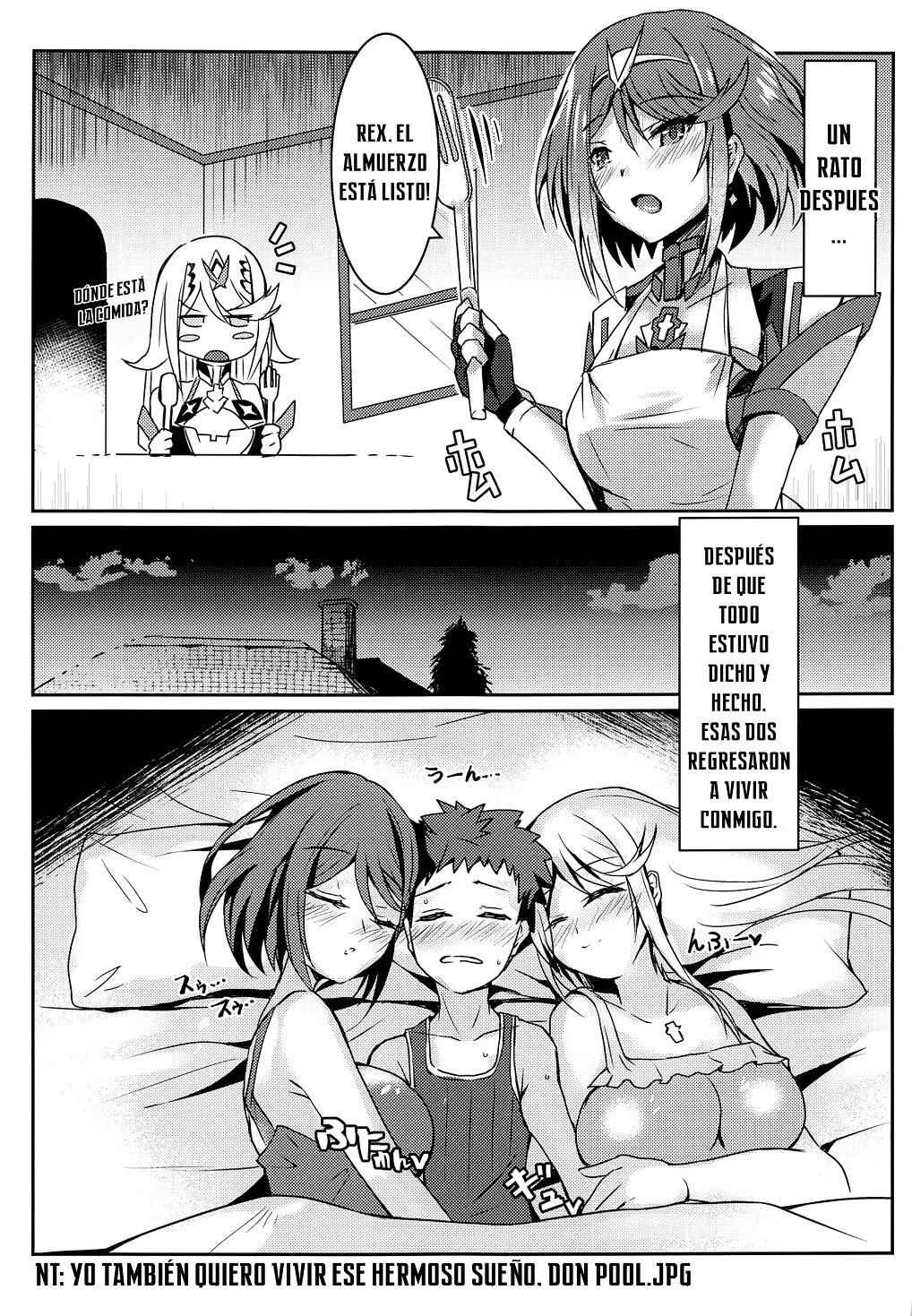 (COMIC1☆17) [Dorayakiya (Inoue Takuya)] Pneuma-chan no Ecchi Hon | Pneuma-chan's Lewd Book (Xenoblade Chronicles 2) [Spanish] 이미지 번호 4