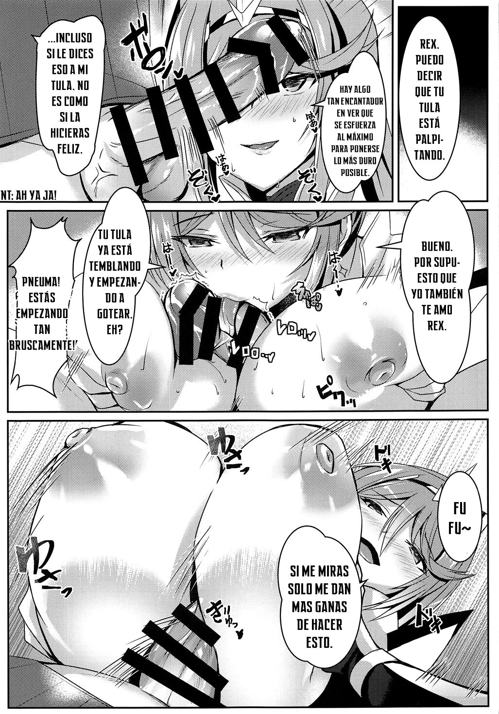 (COMIC1☆17) [Dorayakiya (Inoue Takuya)] Pneuma-chan no Ecchi Hon | Pneuma-chan's Lewd Book (Xenoblade Chronicles 2) [Spanish] 이미지 번호 16