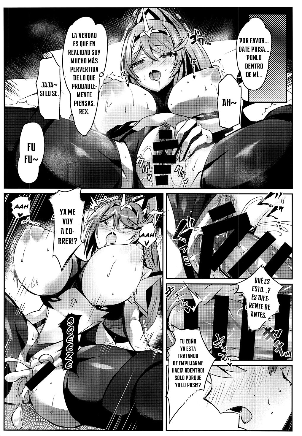 (COMIC1☆17) [Dorayakiya (Inoue Takuya)] Pneuma-chan no Ecchi Hon | Pneuma-chan's Lewd Book (Xenoblade Chronicles 2) [Spanish] 이미지 번호 19