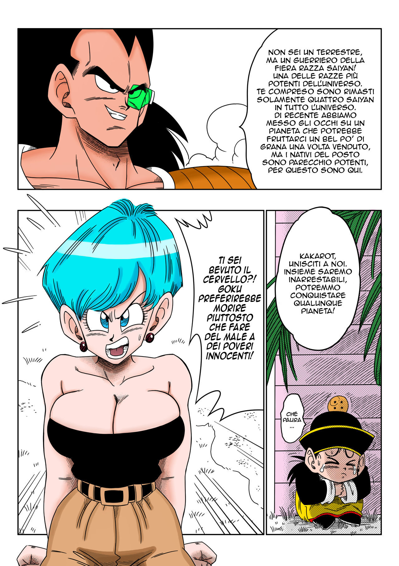 [Yamamoto] Warui Aniki - Bulma ga Yuukai Sareta! | Il Fratello Cattivo (Dragon Ball Z) (Colored) [Italian] [IcyPolarGuy] 画像番号 5