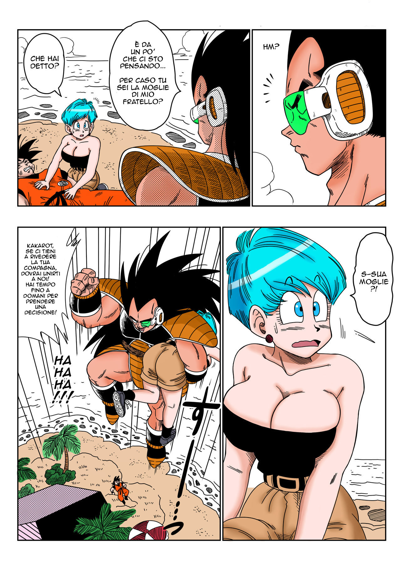 [Yamamoto] Warui Aniki - Bulma ga Yuukai Sareta! | Il Fratello Cattivo (Dragon Ball Z) (Colored) [Italian] [IcyPolarGuy] 画像番号 6