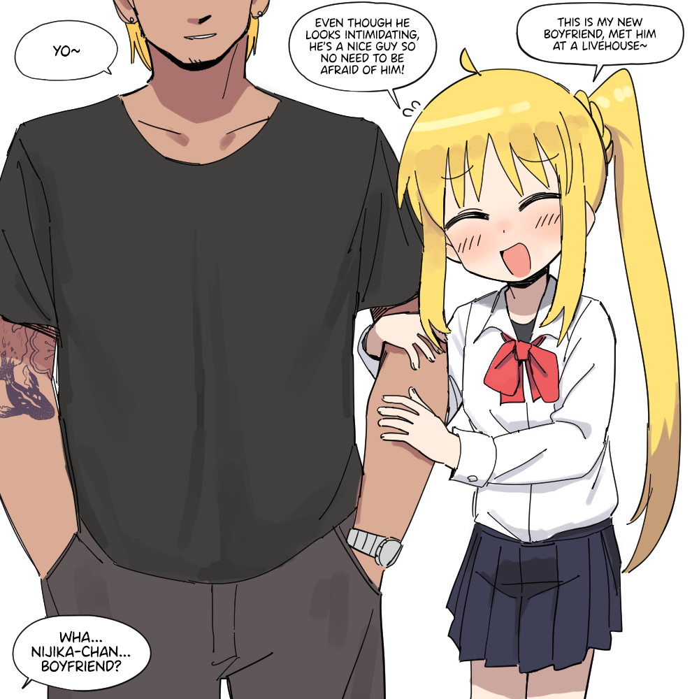 [Lakilolom] Nijika-chan and Her Boyfriend (Bocchi the Rock!) image number 1