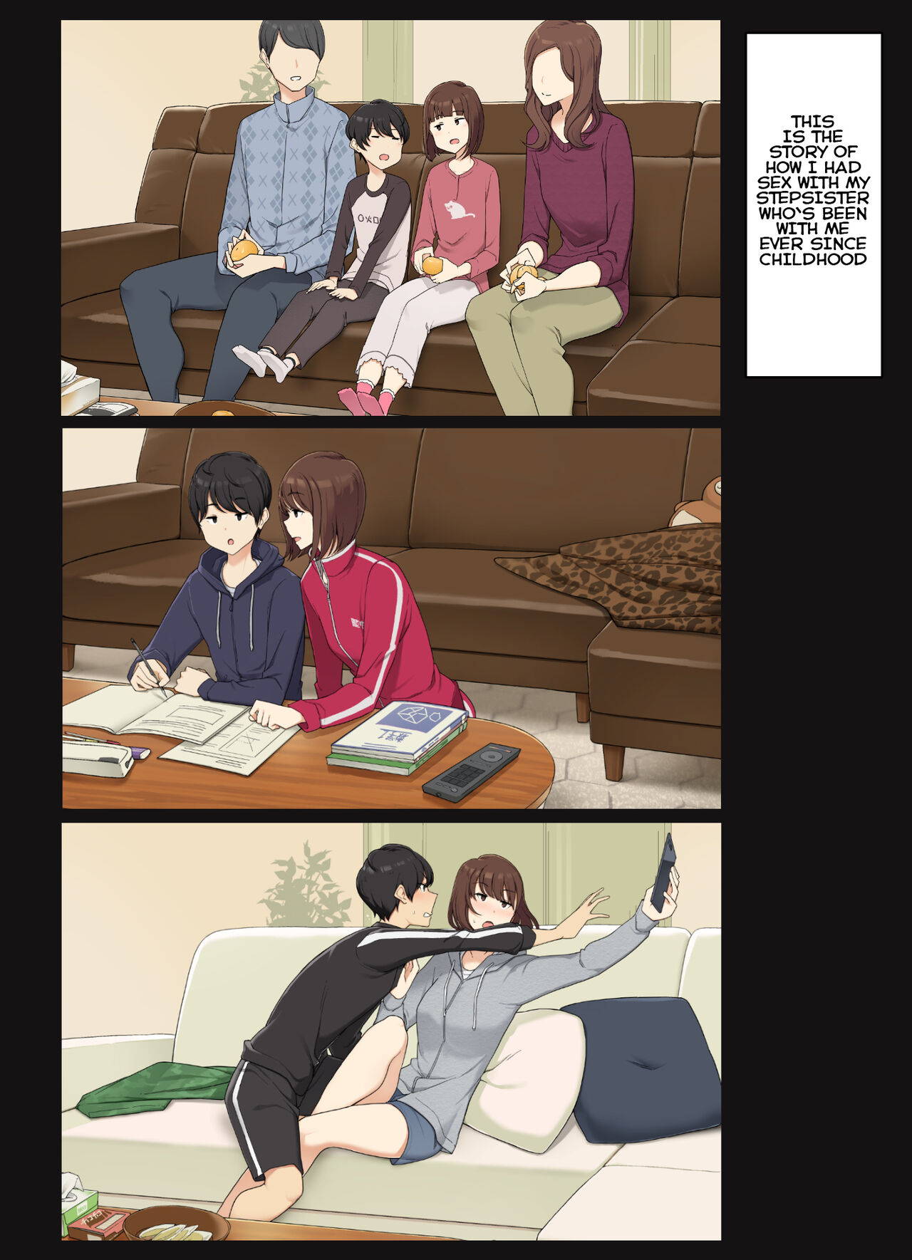 [Wakamatsu] Osanai koro kara Jitsu no Kazoku no You ni Sugoshite kita Gishi to H suru Hanashi [English] imagen número 2