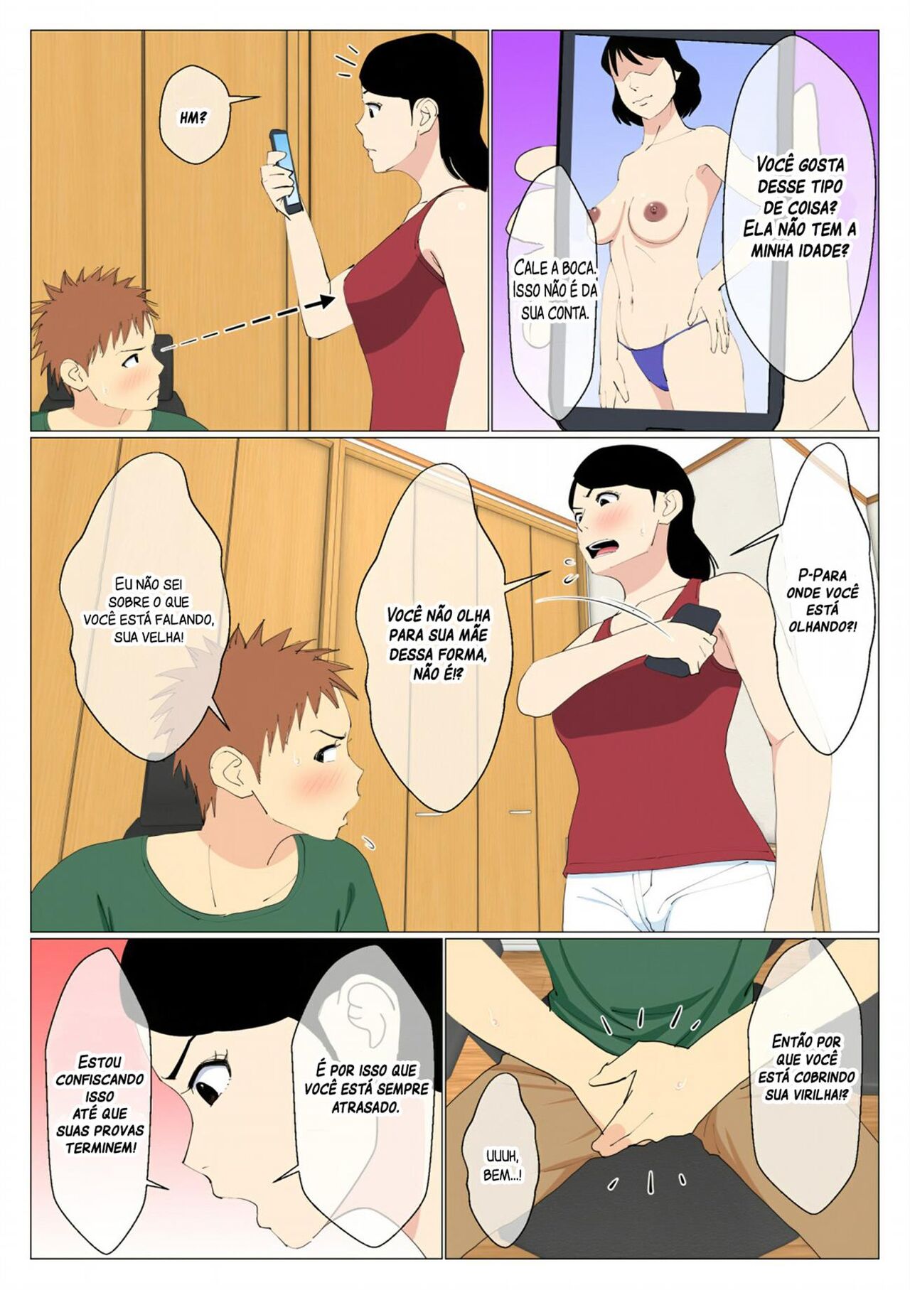 [Oroboy] Deki no Warui Ani to Kaa-san ga Sex Shiteta Hanashi [Portuguese-BR] 画像番号 5