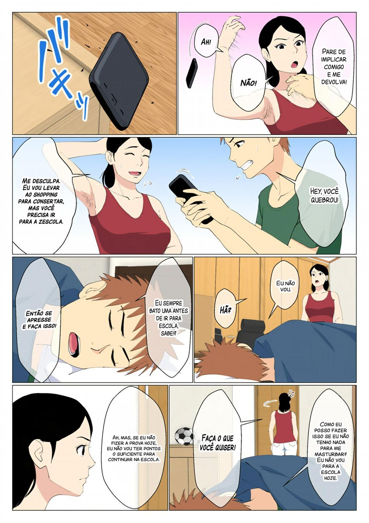 [Oroboy] Deki no Warui Ani to Kaa-san ga Sex Shiteta Hanashi [Portuguese-BR] 画像番号 6