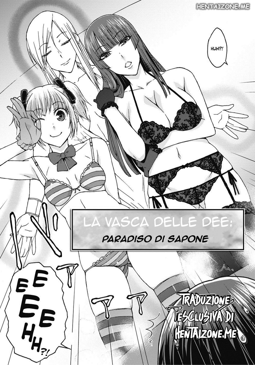 [Isorashi] Ofuro no Megami-sama ~Neruta Bijo Awa Tengoku~ | Le Vasche delle Dee: Paradiso Di Sapone (Itazura ♀ Temancho) [Italian] [Hentai Zone] [Digital] numero di immagine  3