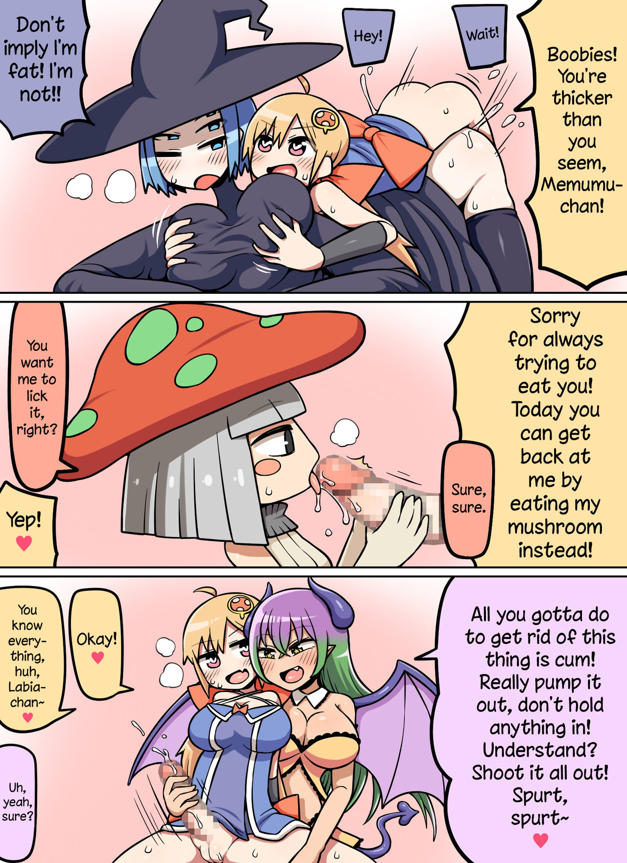 [Nanairo Shichihenge (Lantana)] Kinoko tabetara nanka haeta! [English] [mysterymeat3] 9eme image