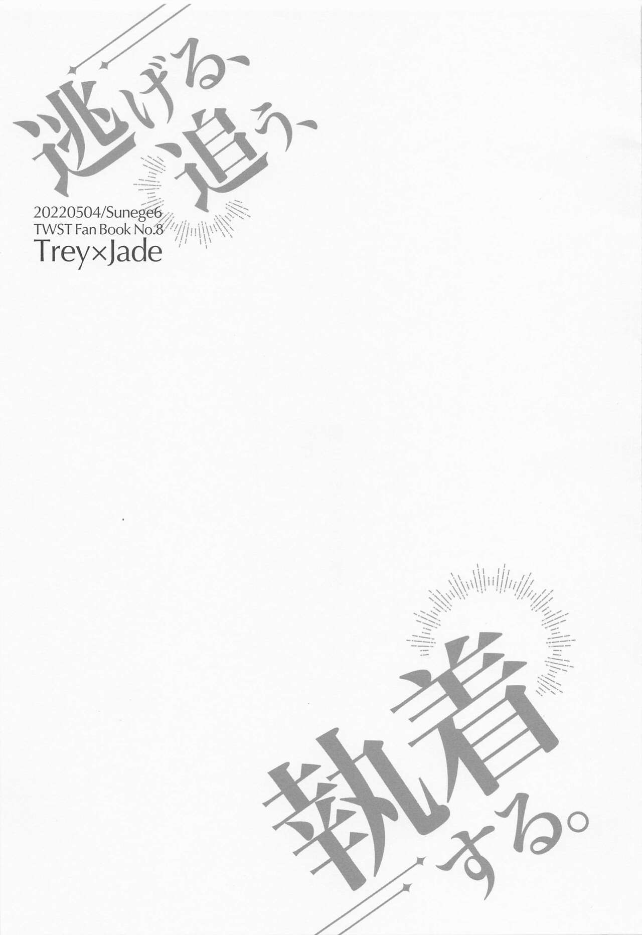 (Chou Beckon of the Mirror 2022) [Sunege6 (Kuroko)] Nigeru, Ou, Shuuchaku Suru. (Disney: Twisted-Wonderland) 图片编号 2