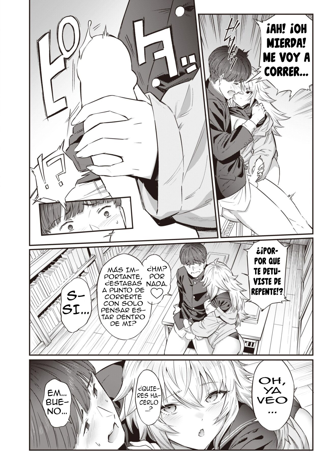 [Hihiyama Yokikana] Teasing Invader | Molesta Invasora (WEEKLY Kairakuten 2022 No.22) [Spanish] [Anime no Mansebia] [Digital] Bildnummer 10