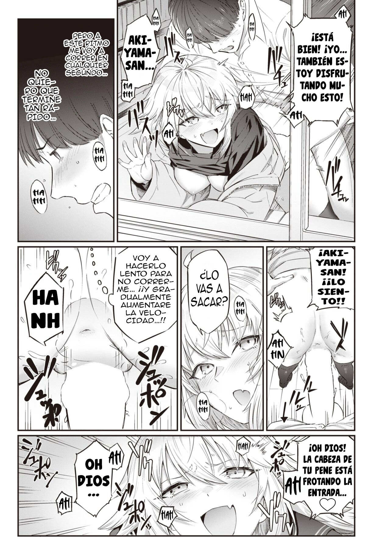 [Hihiyama Yokikana] Teasing Invader | Molesta Invasora (WEEKLY Kairakuten 2022 No.22) [Spanish] [Anime no Mansebia] [Digital] Bildnummer 13