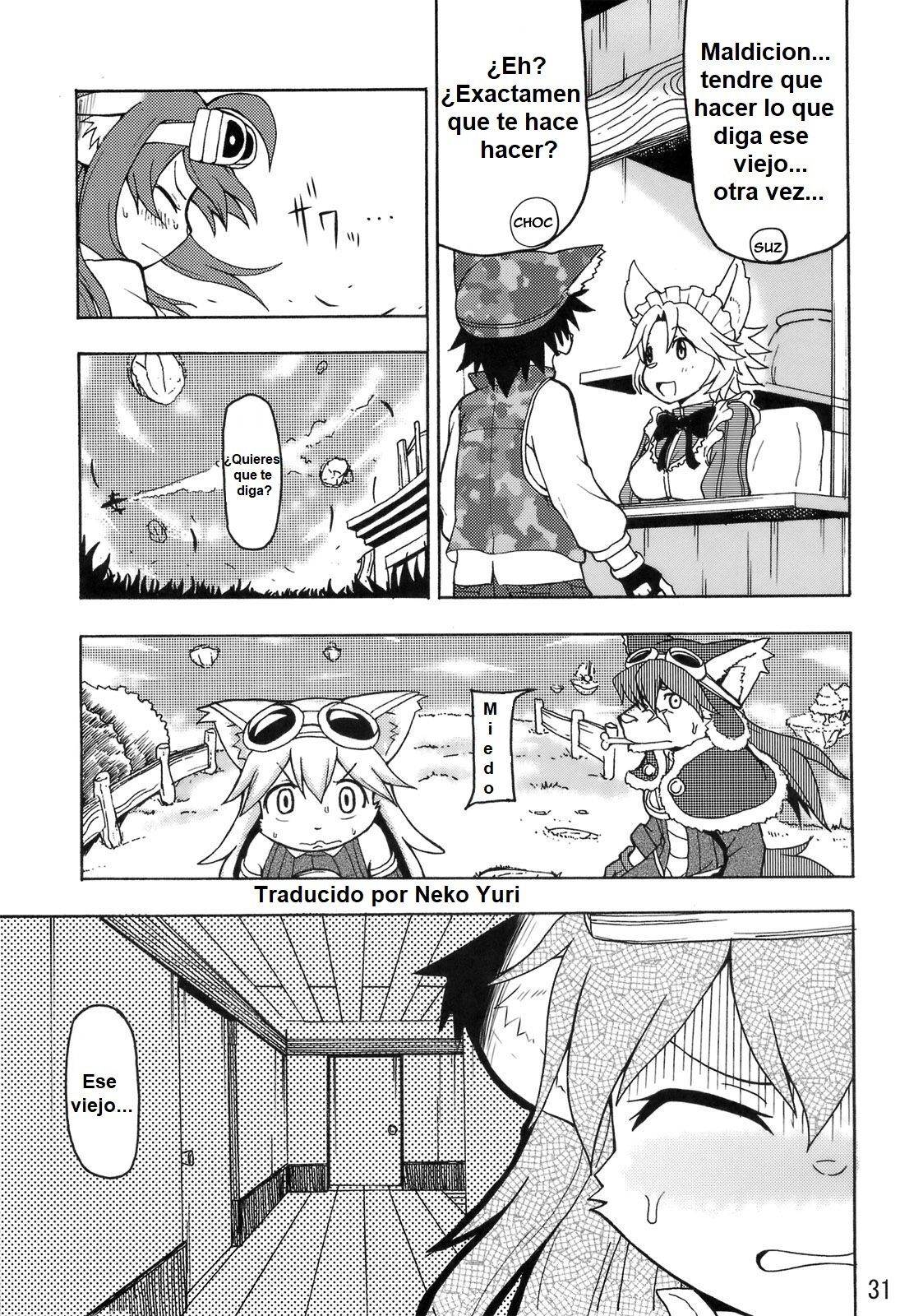 (Fur-st 3) [Mayoineko (Various)] CROSS CODA (Solatorobo) [Spanish] [Neko Yuri] Bildnummer 30
