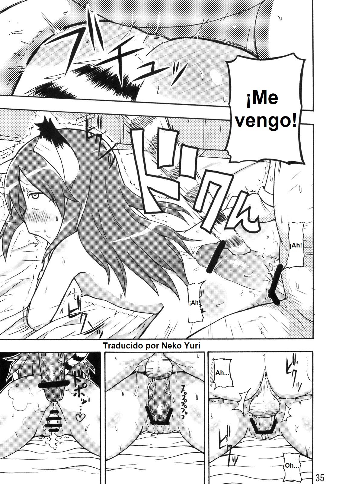 (Fur-st 3) [Mayoineko (Various)] CROSS CODA (Solatorobo) [Spanish] [Neko Yuri] Bildnummer 34