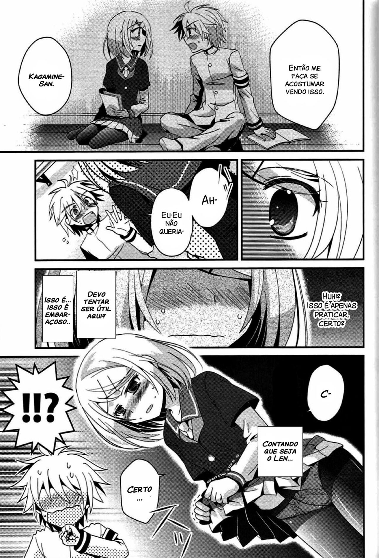 (C86) [highway (Iri)] Aku no Seitokaichou HARD (VOCALOID) [Portuguese-BR] изображение № 10