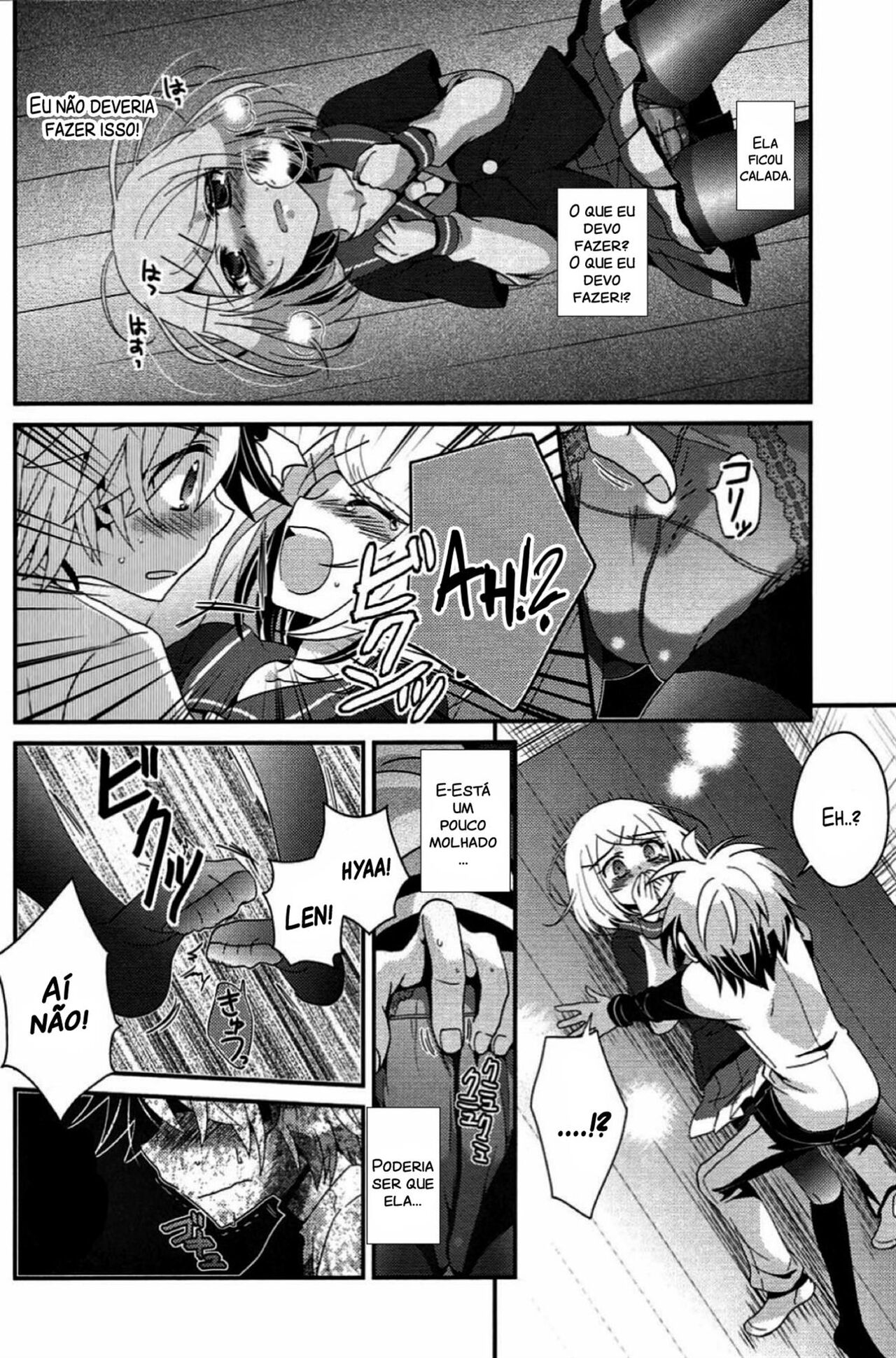 (C86) [highway (Iri)] Aku no Seitokaichou HARD (VOCALOID) [Portuguese-BR] изображение № 15