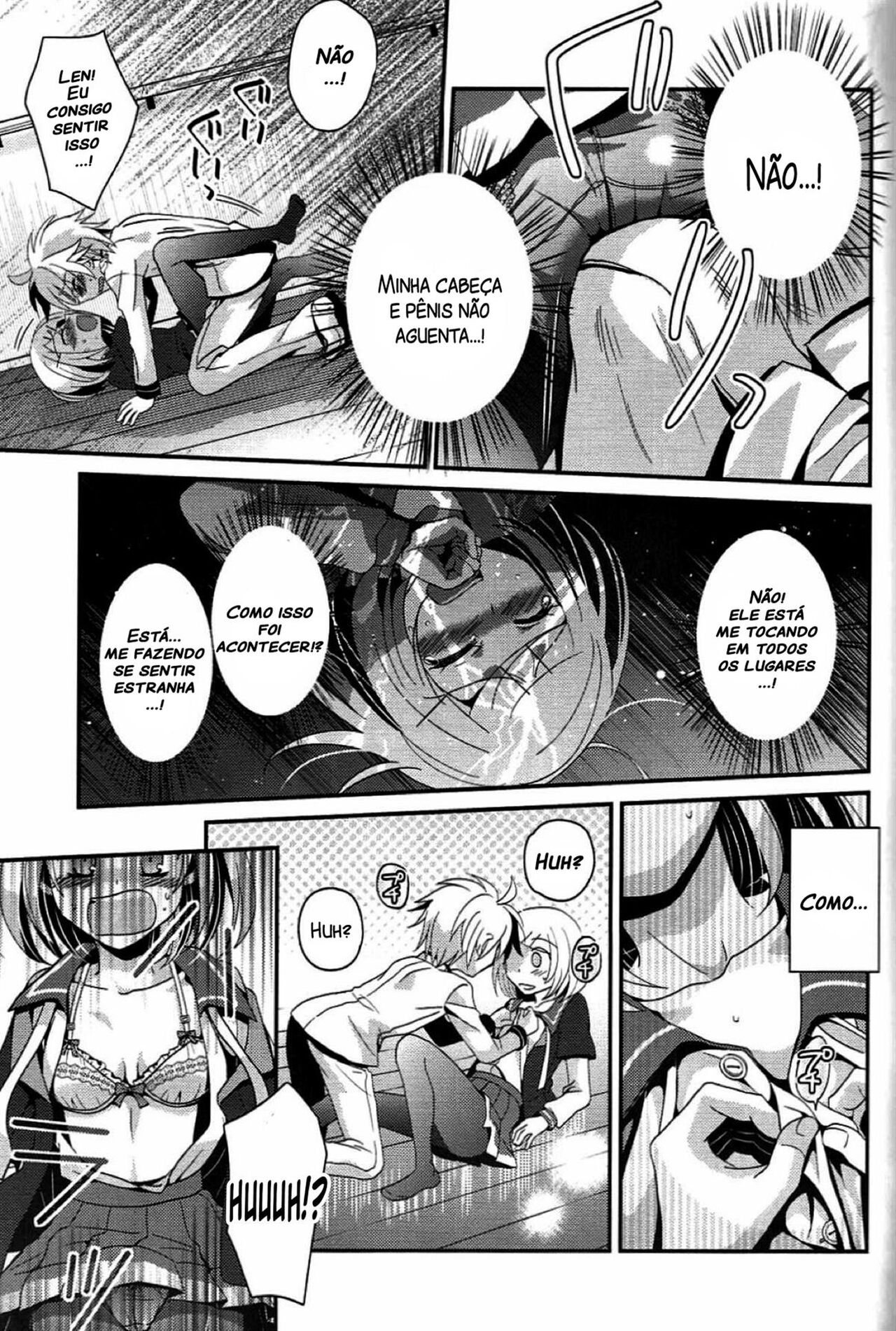 (C86) [highway (Iri)] Aku no Seitokaichou HARD (VOCALOID) [Portuguese-BR] изображение № 16