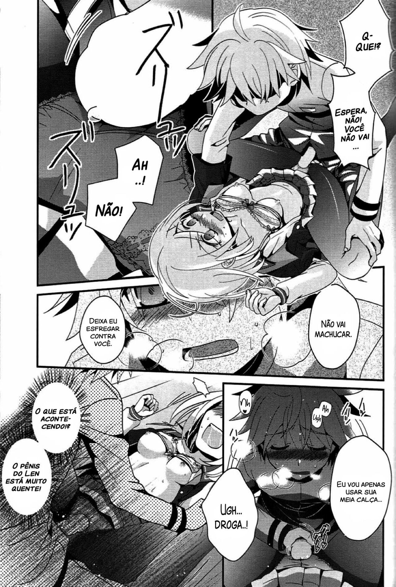 (C86) [highway (Iri)] Aku no Seitokaichou HARD (VOCALOID) [Portuguese-BR] изображение № 22